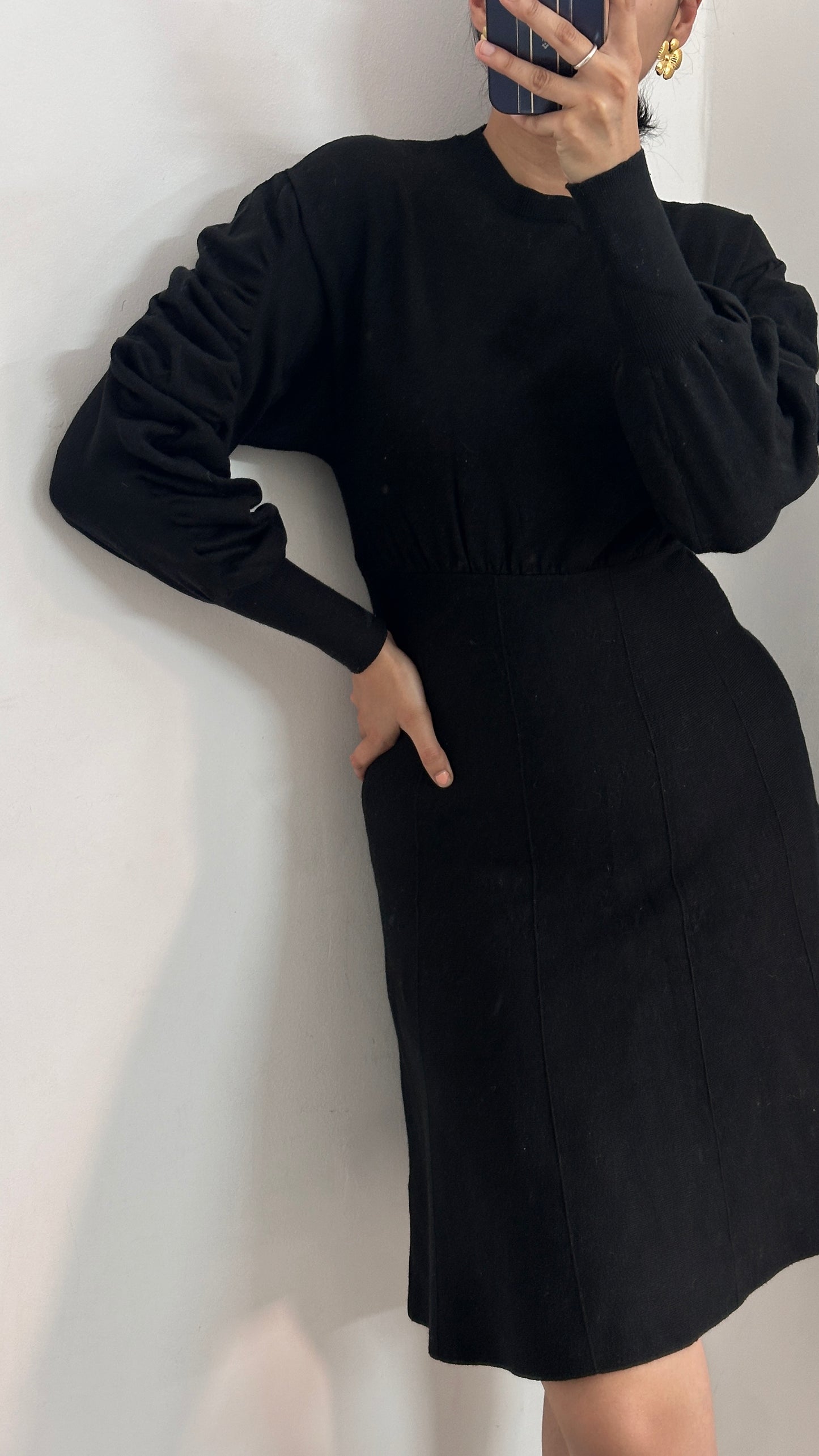 (XS-M) Puffed Sleeve Black