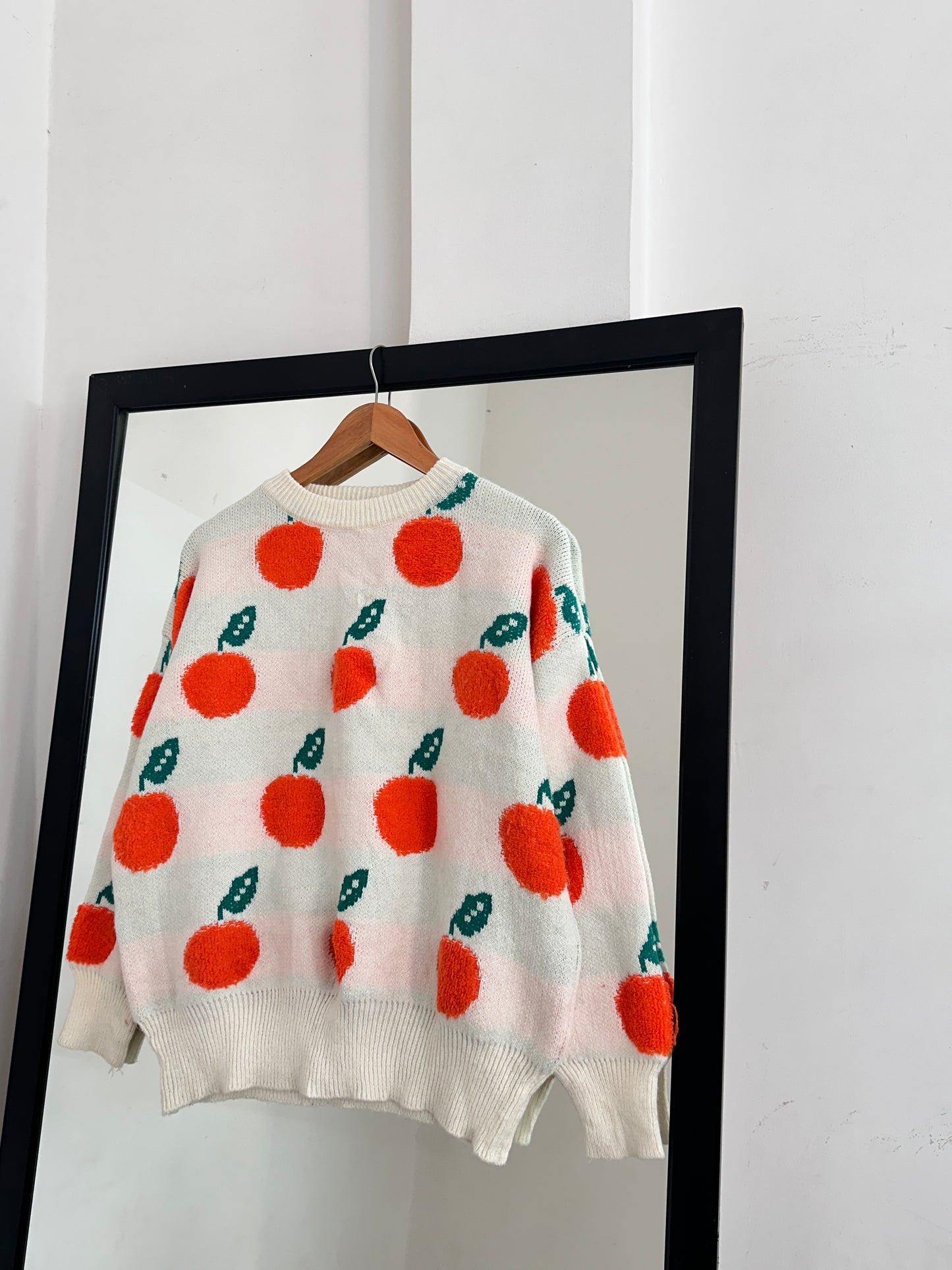 Orange Knit