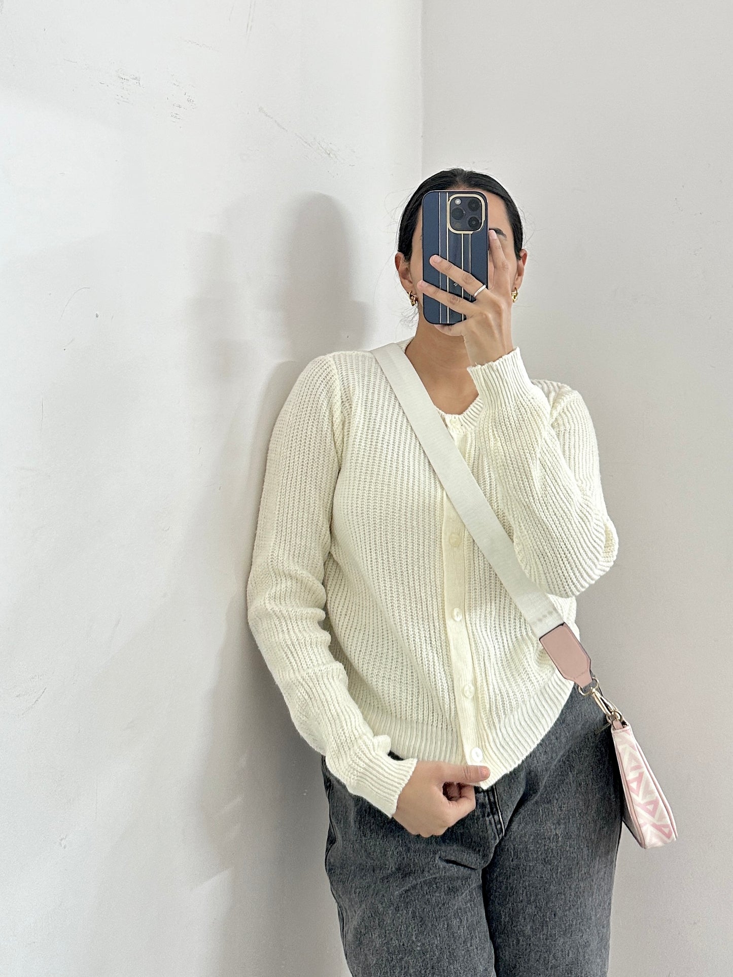 White Cardigan