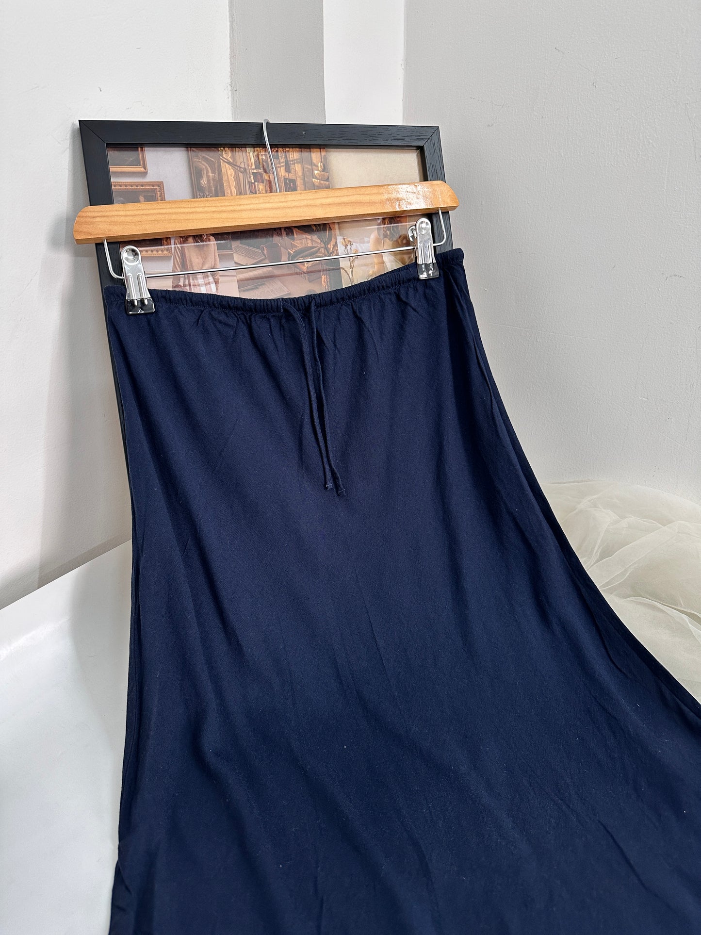 Navy blue Aline Skirt