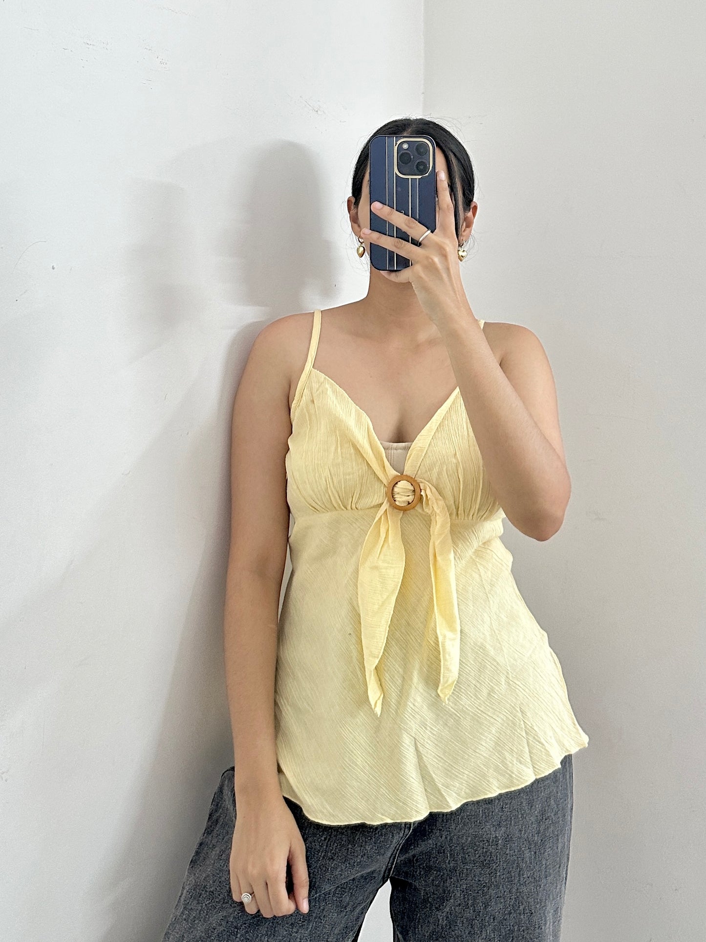Front Tie Cami Top