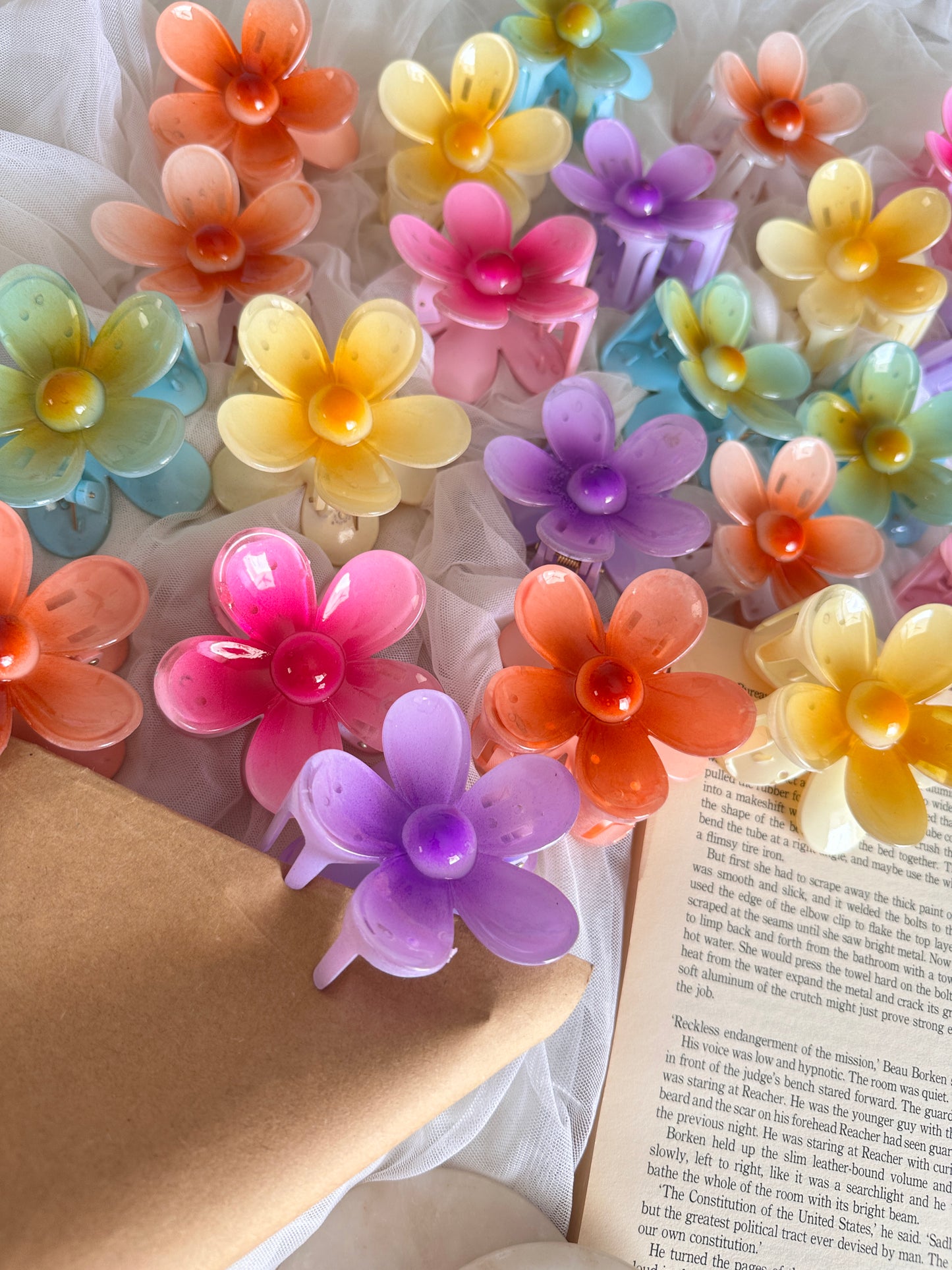 Flower Hair Claw