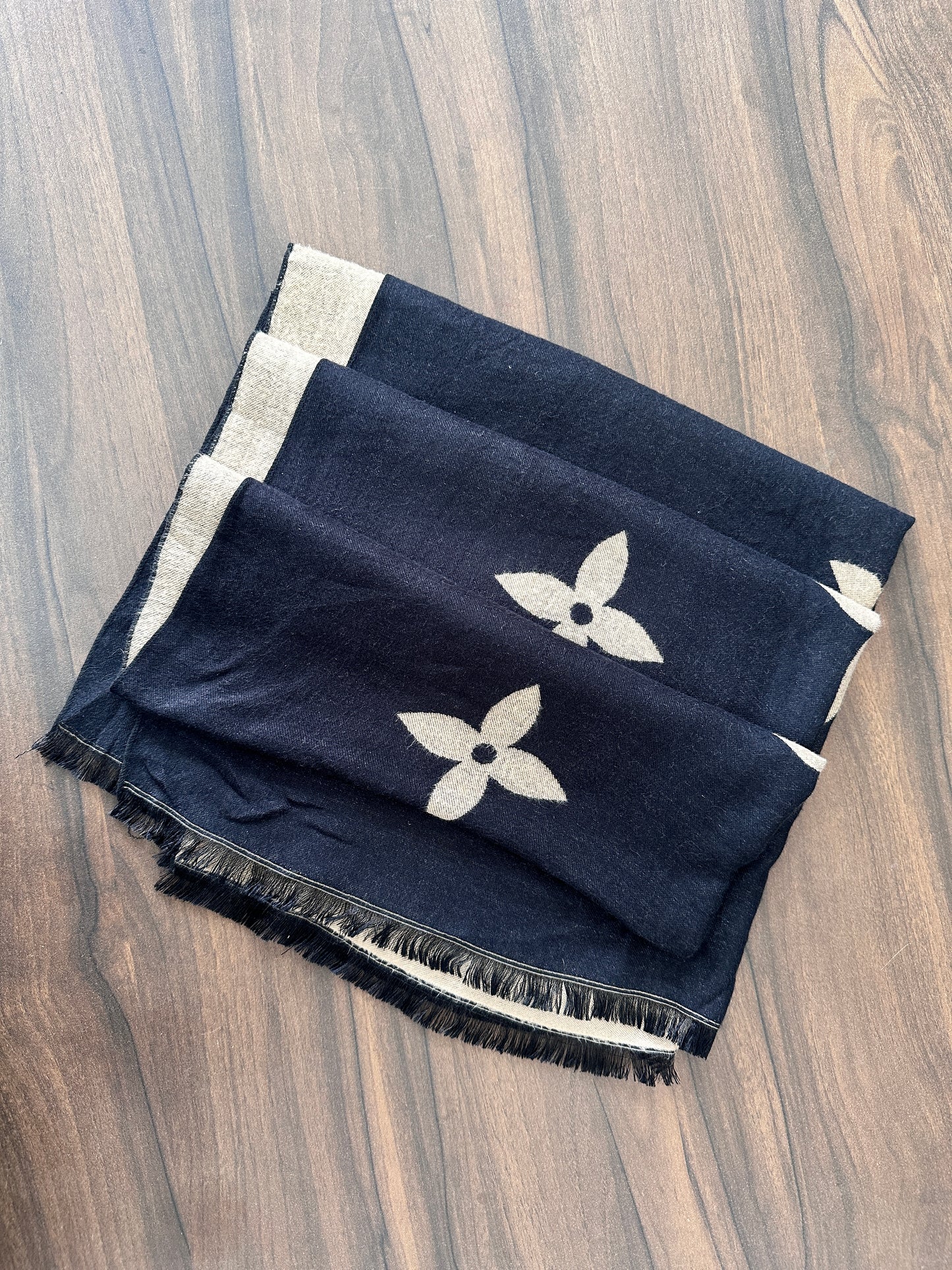 LV inspired scarf