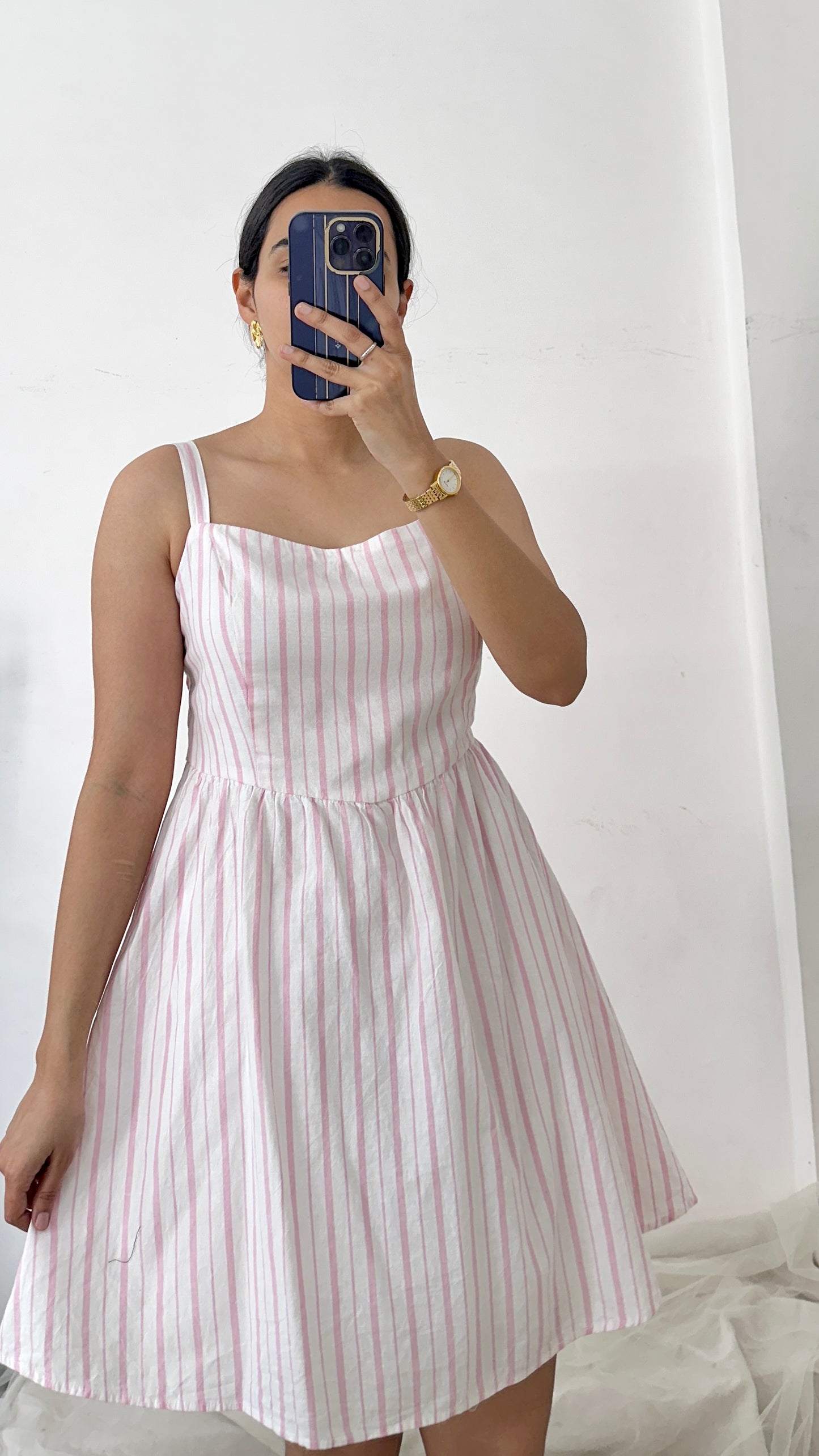 White Pink Dress