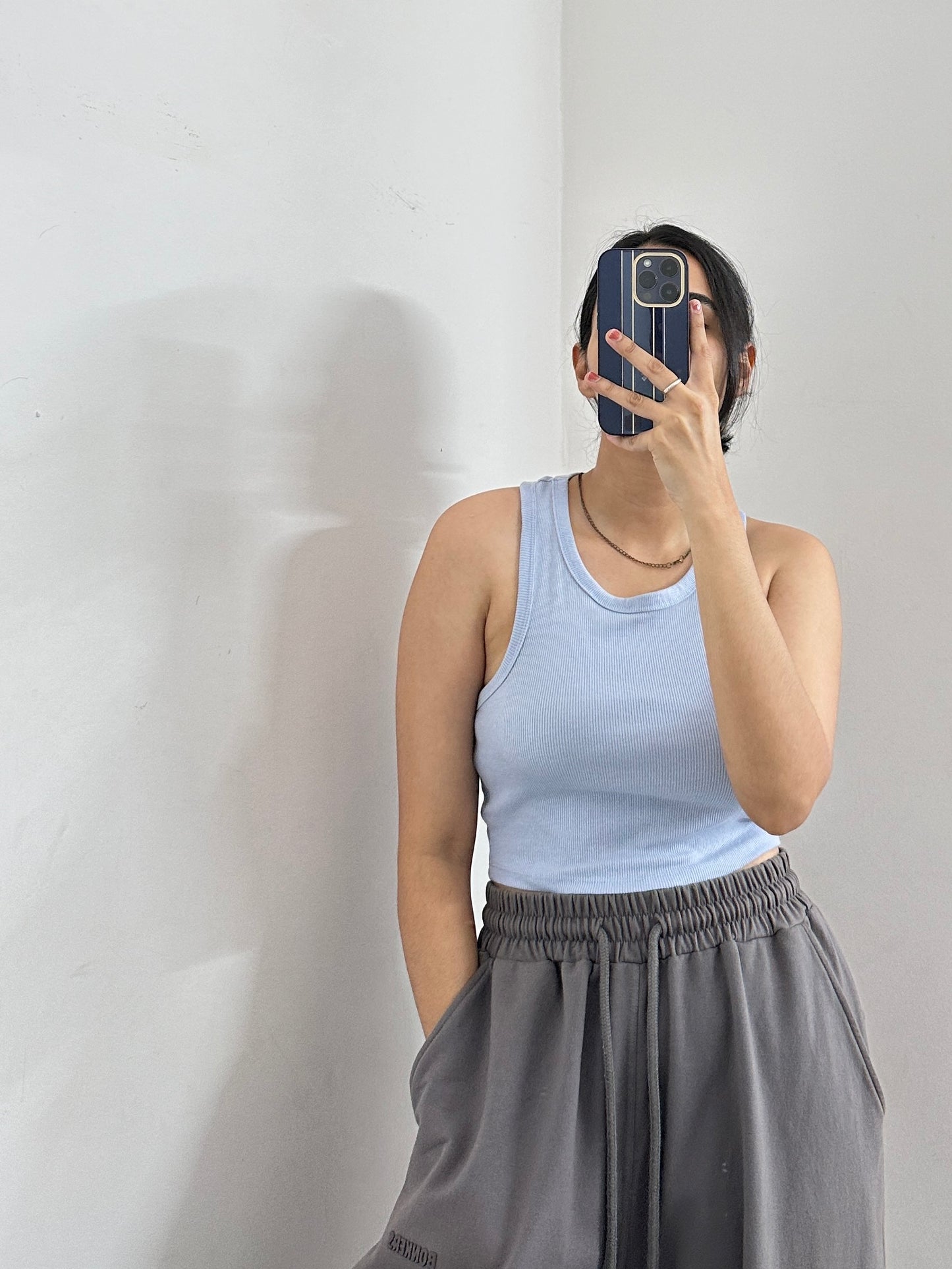 Blue Tank Top