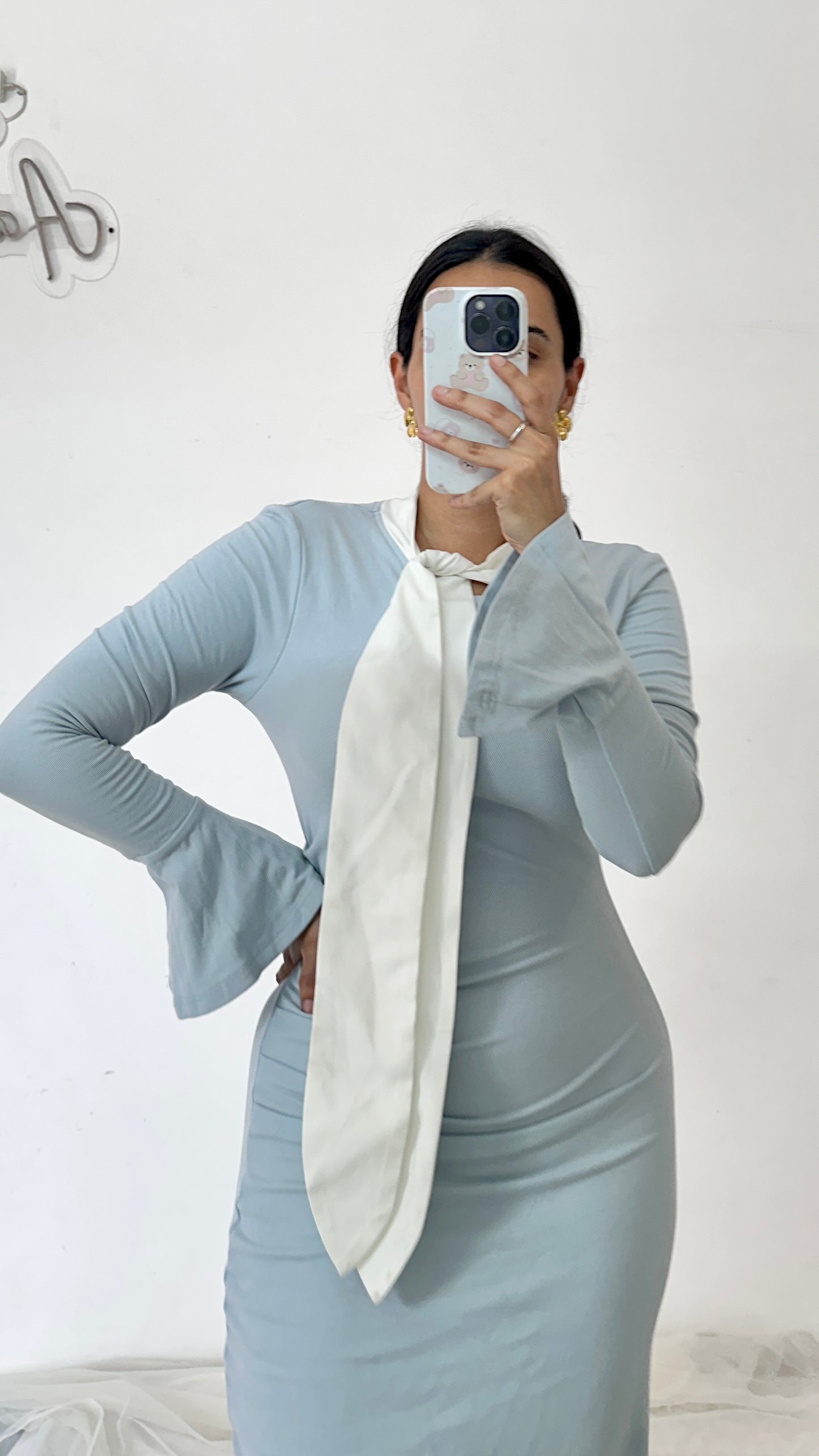 Baby Blue Bodycon Dress