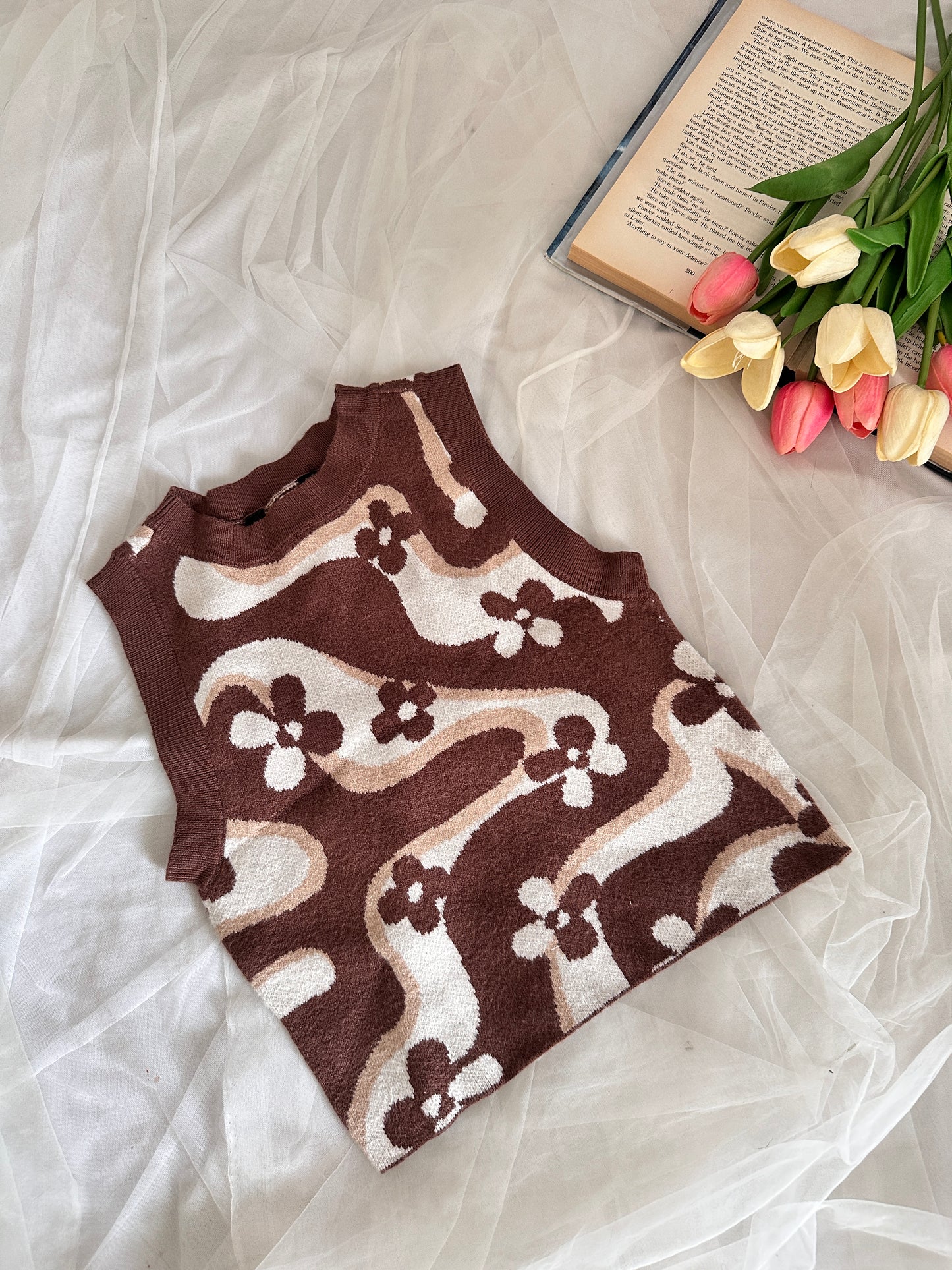 Floral cotton top
