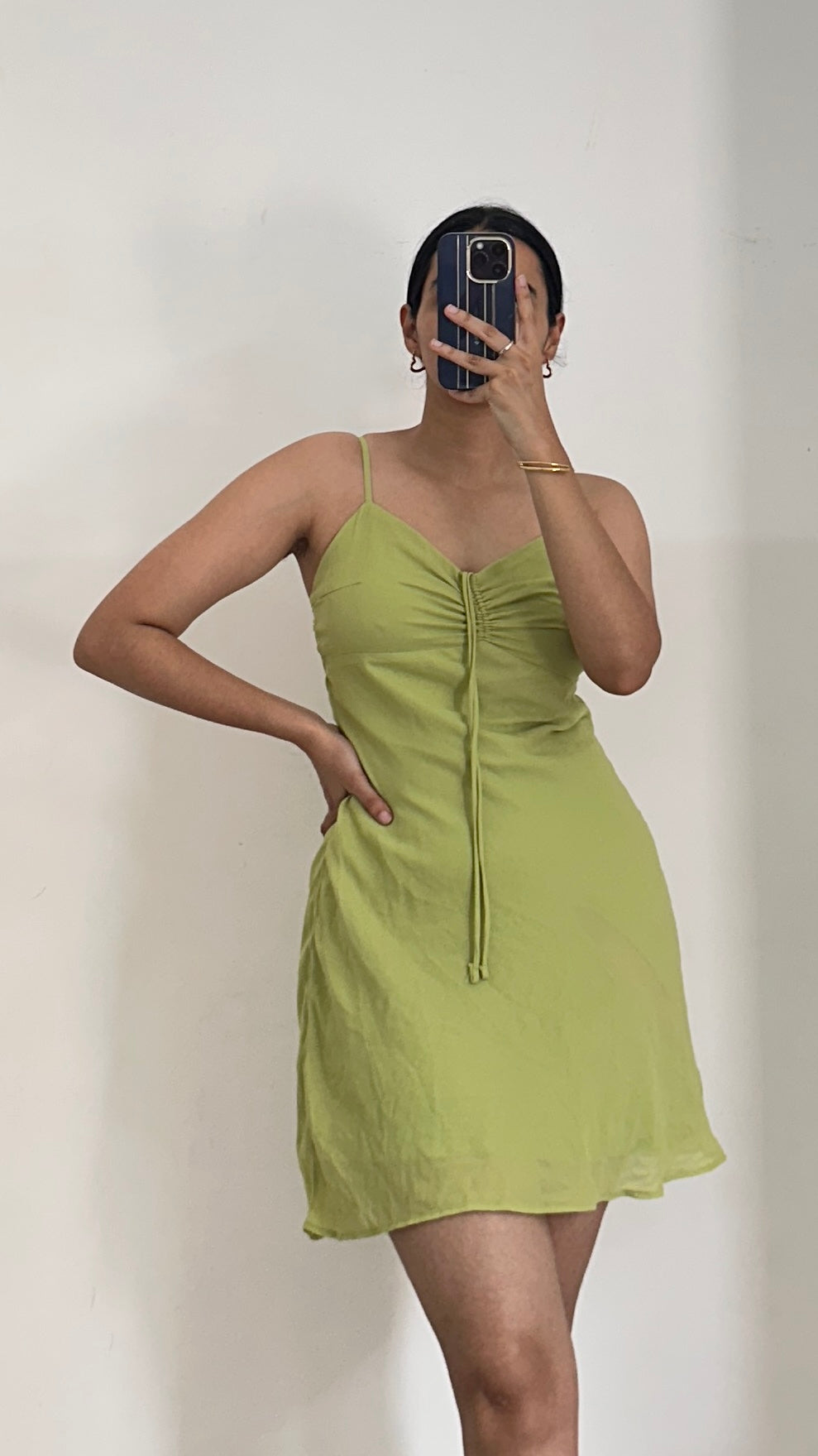 abercrombie green dress