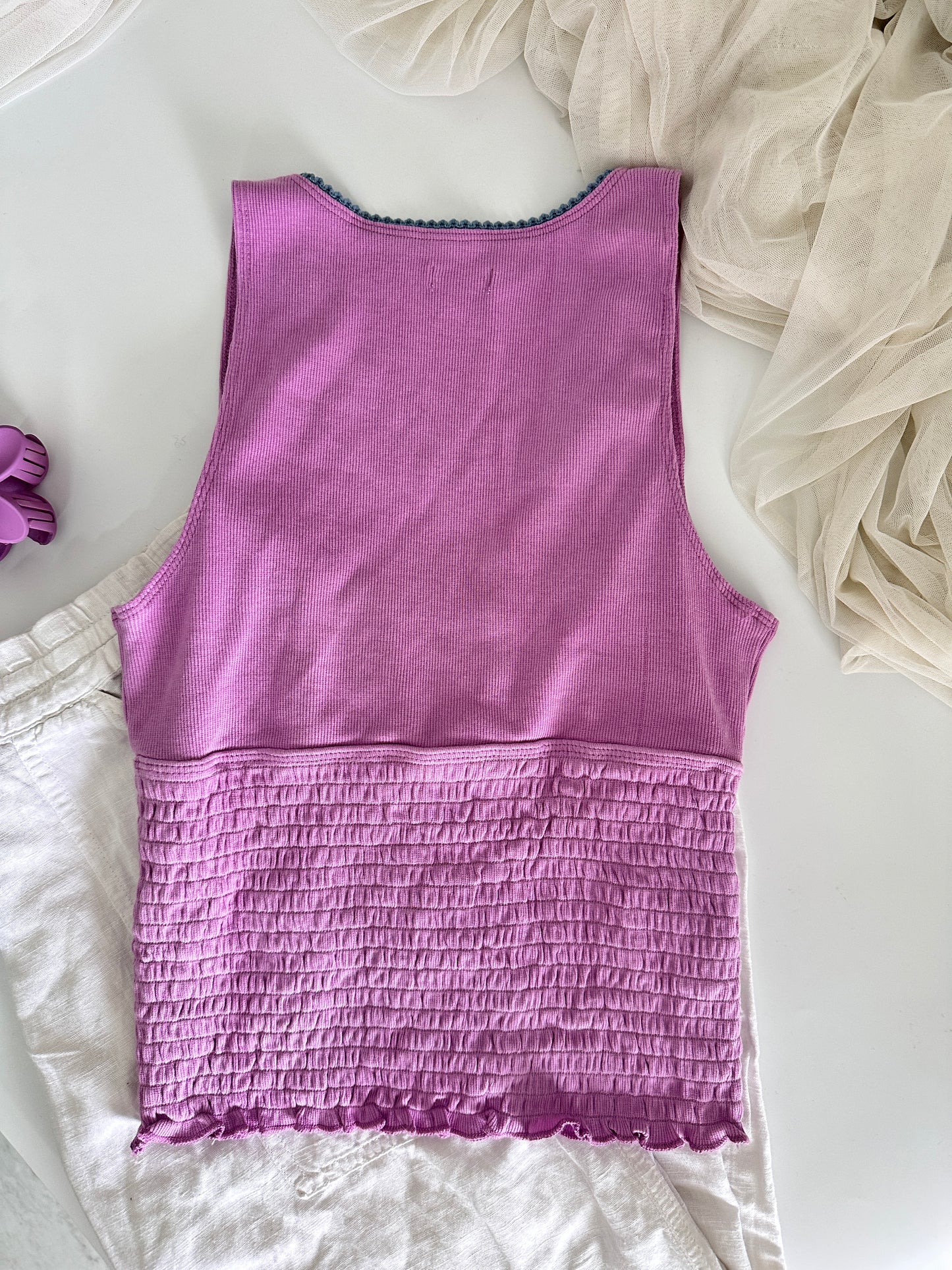 Lavender V Halter Neck