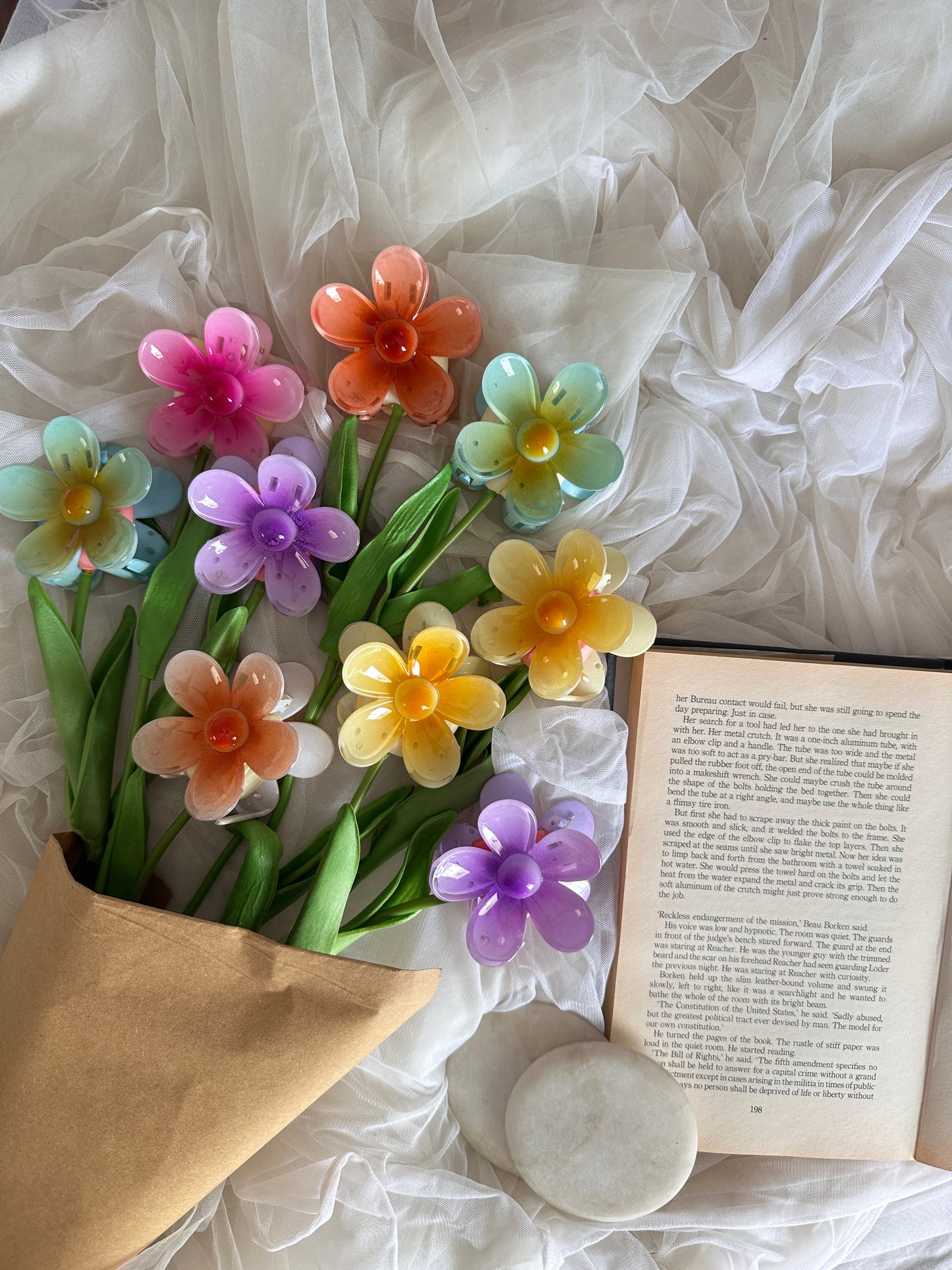 Flower Hair Claw