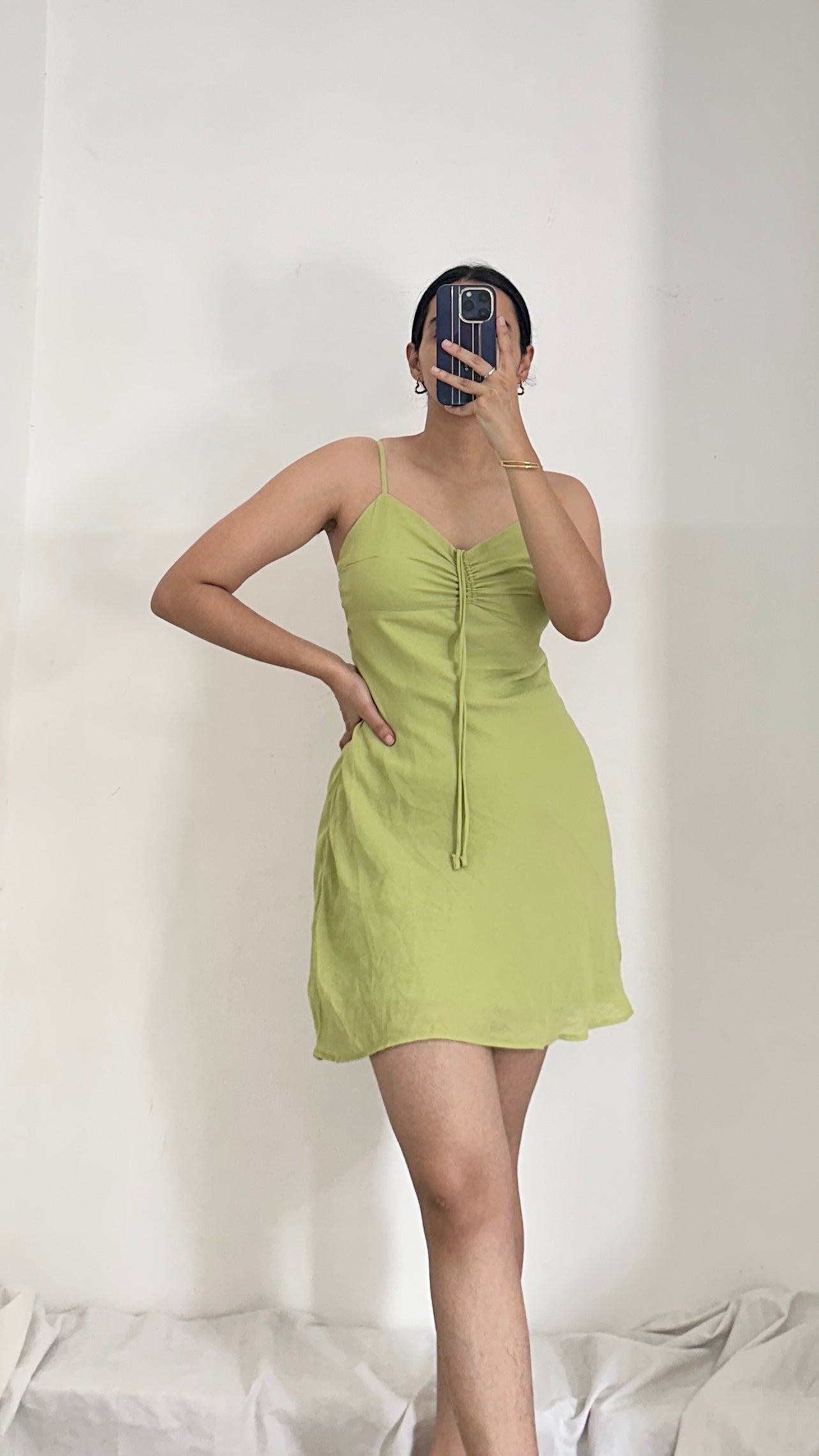 abercrombie green dress