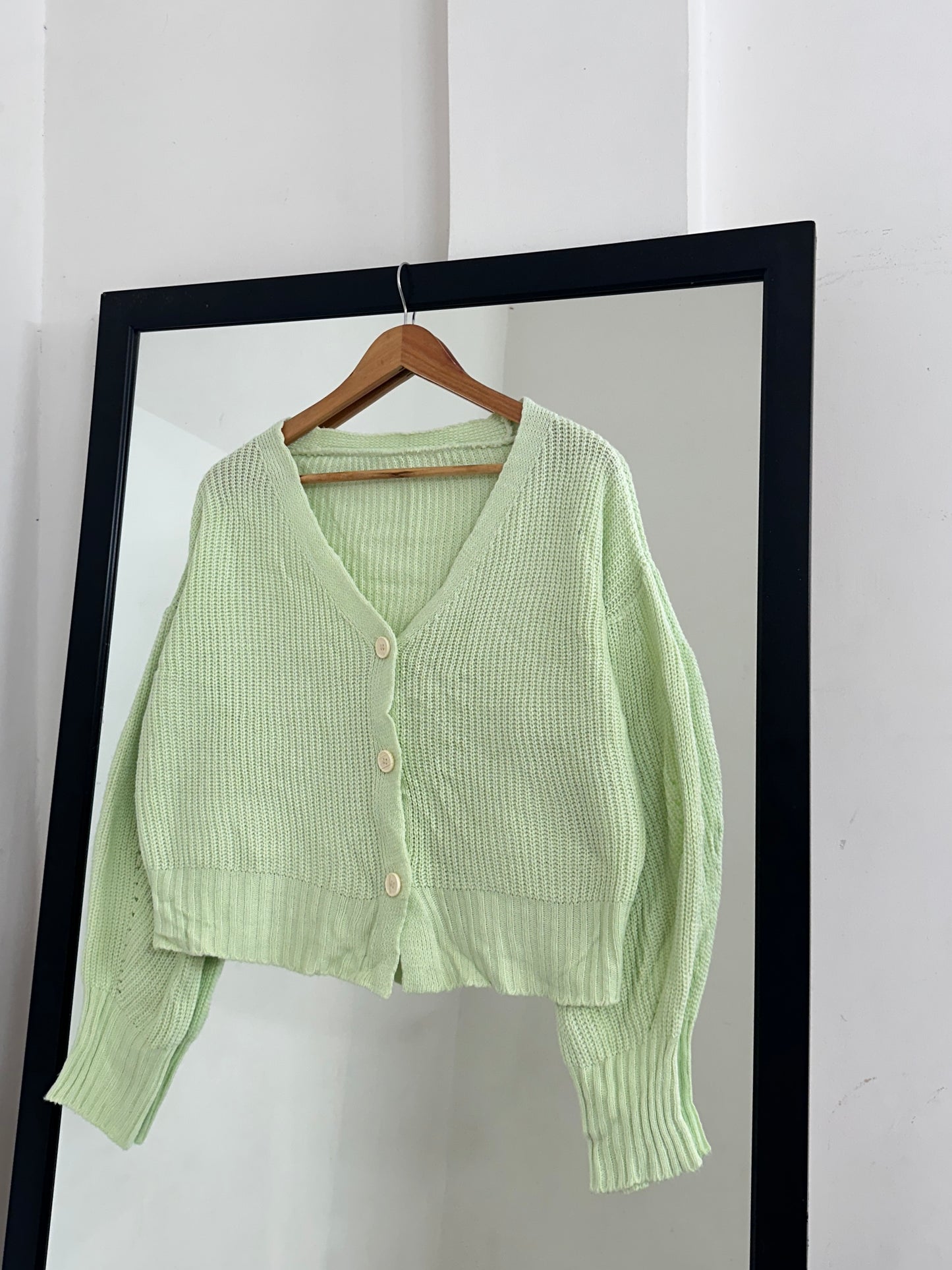 Pastel Green Cardigan