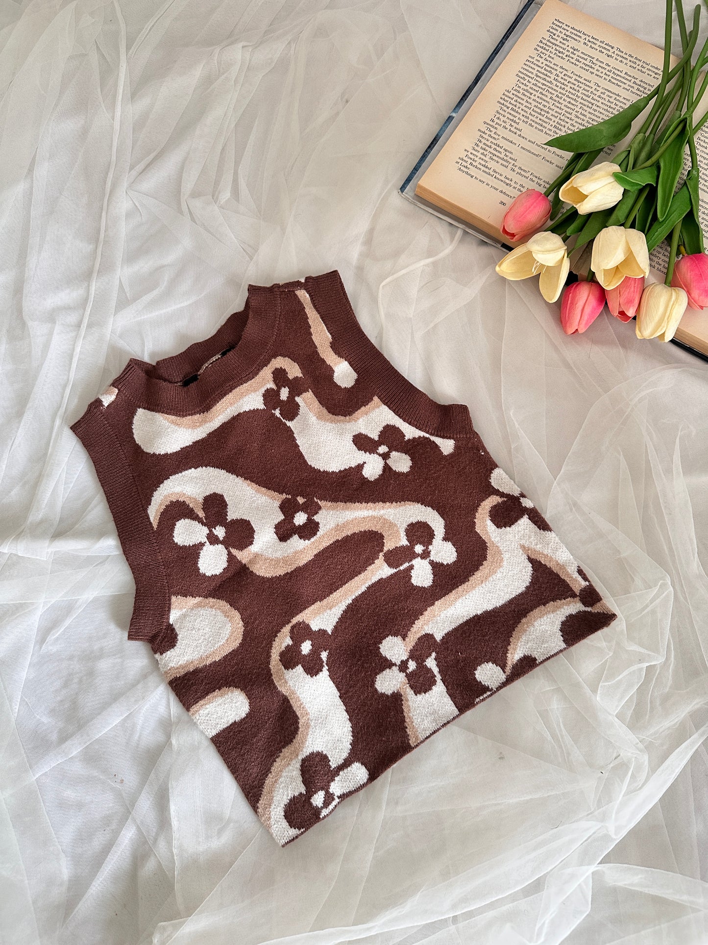 Floral cotton top