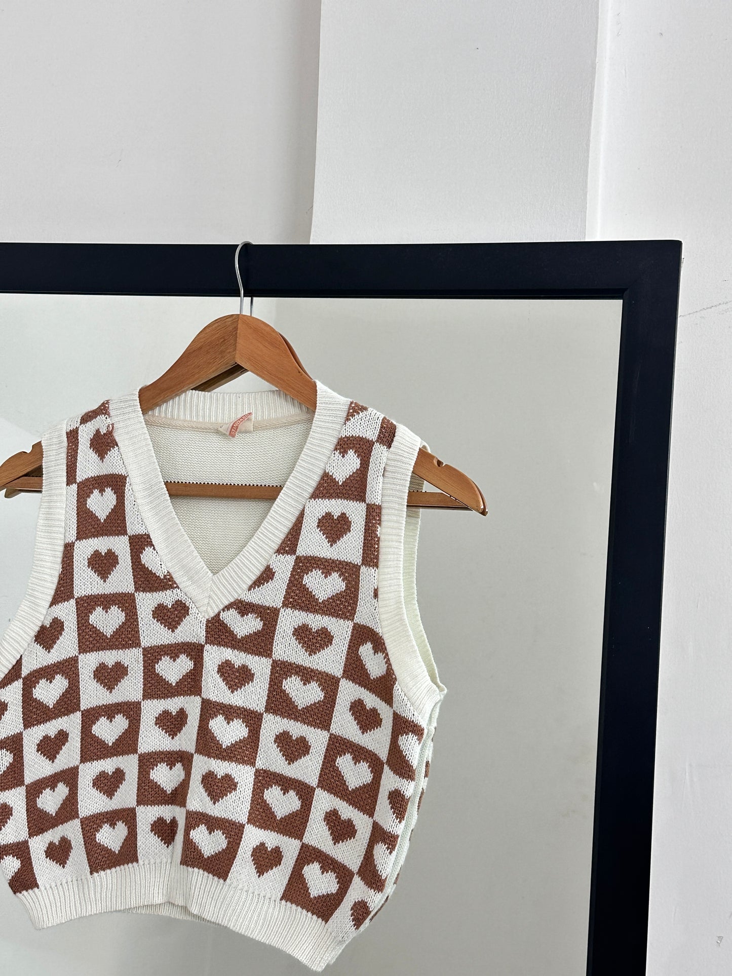 Brown Heart Vest