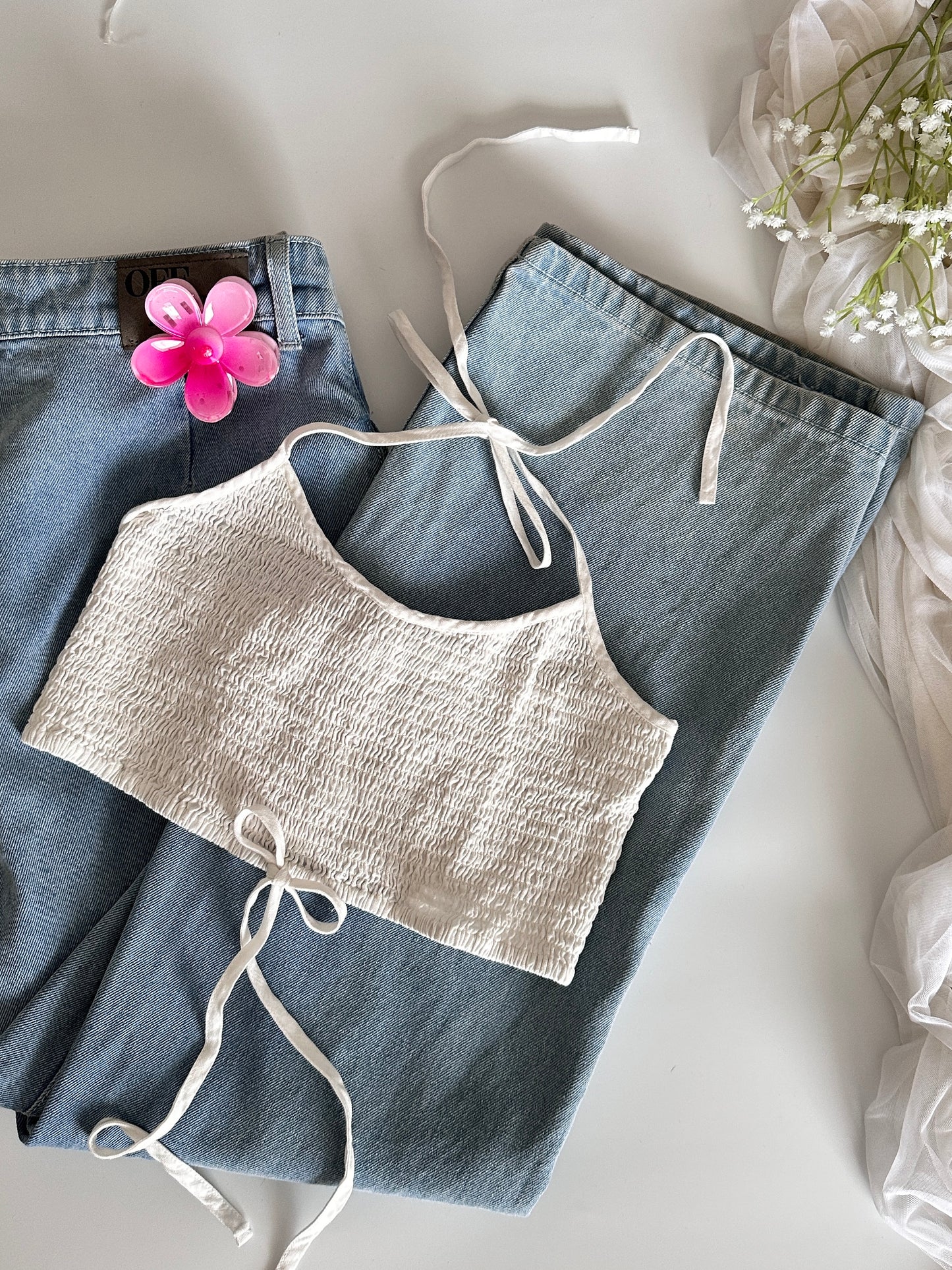 Ruched Halter neck