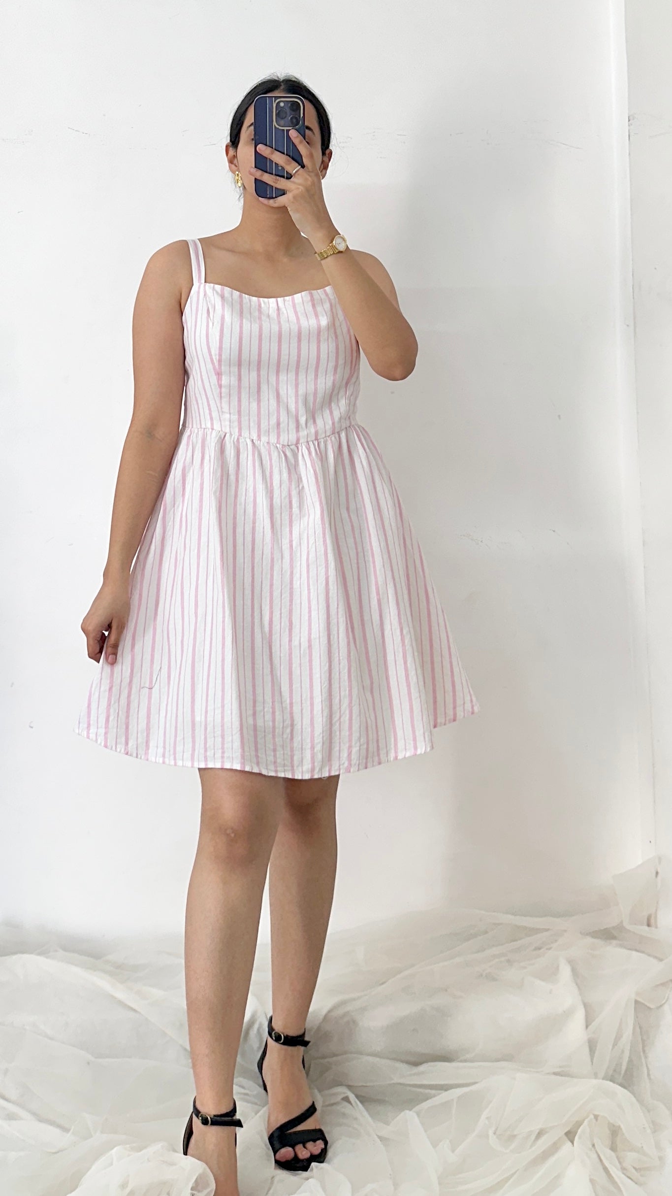 White Pink Dress