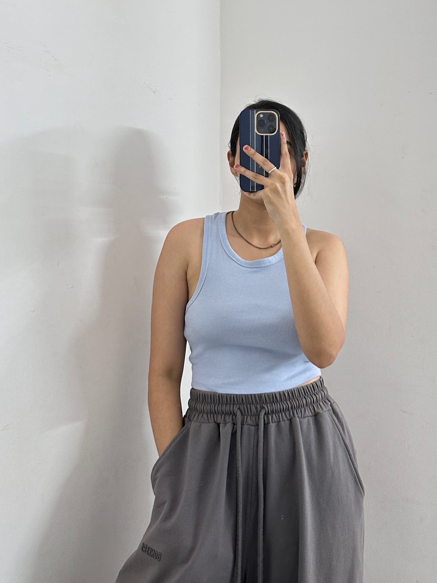 Blue Tank Top