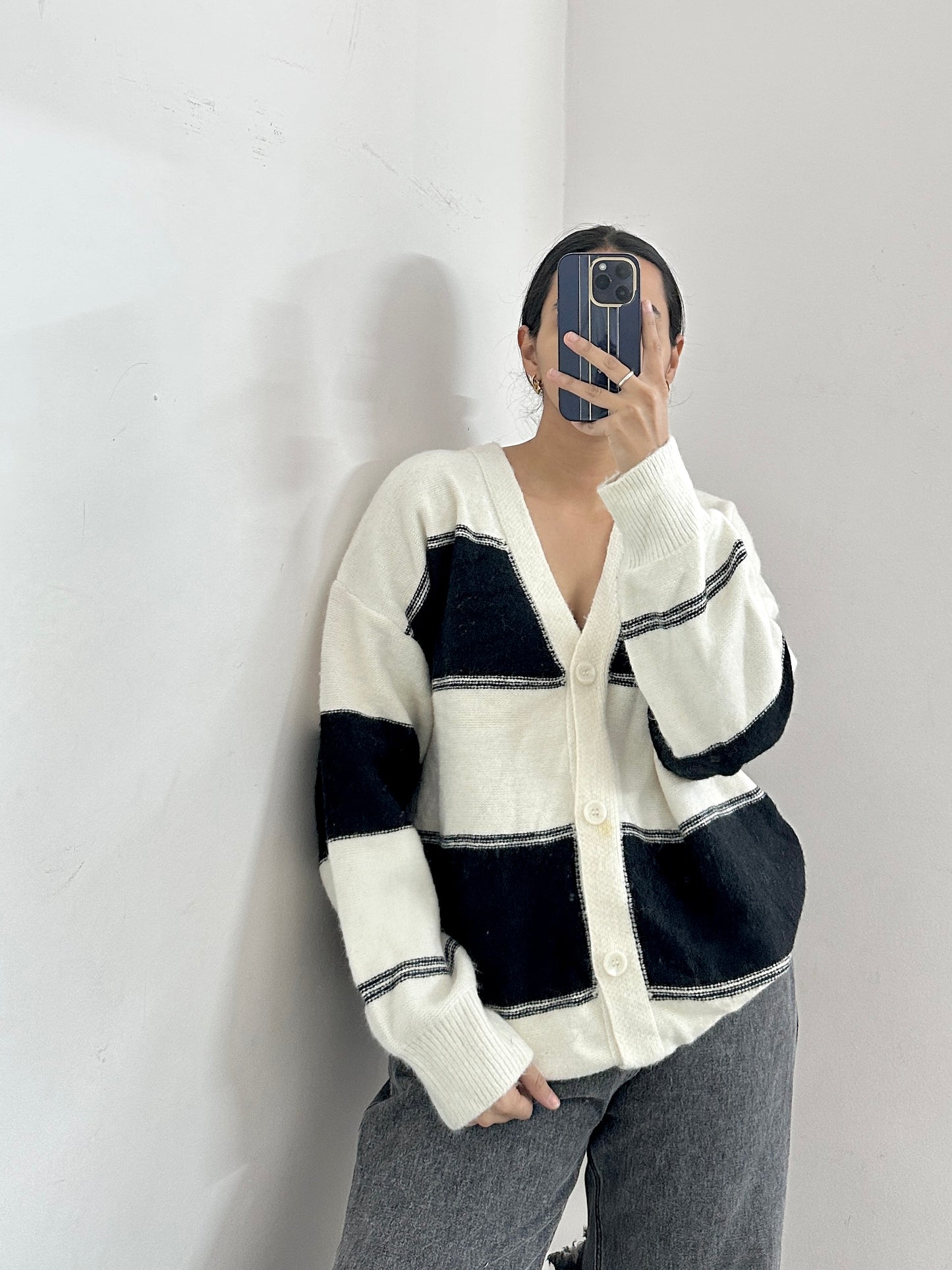 Black & White Cardigan