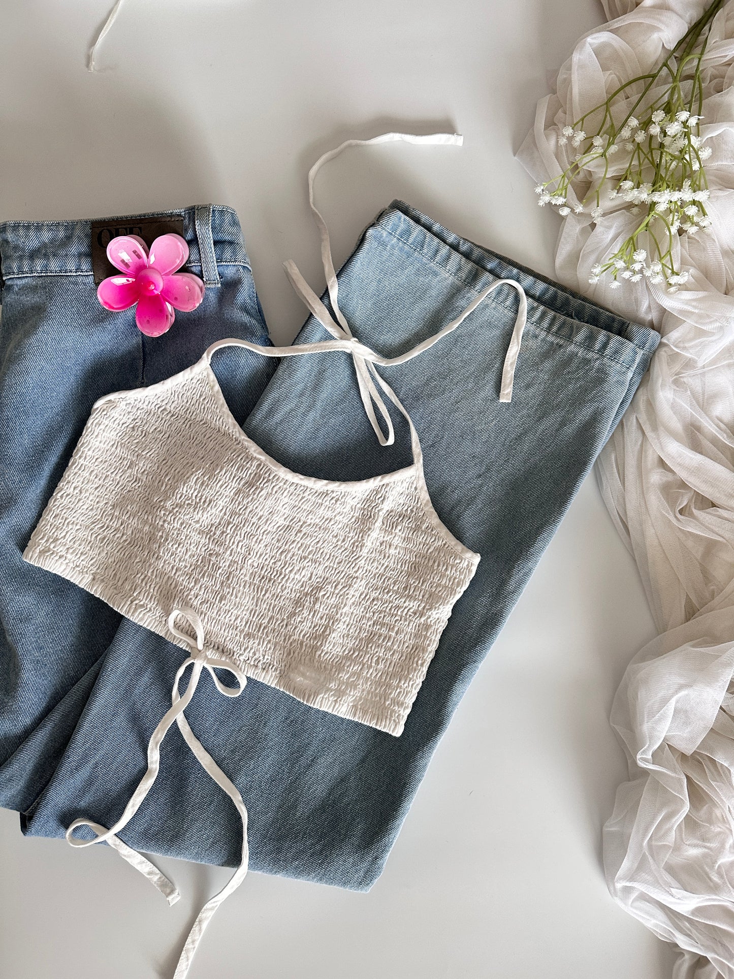 Ruched Halter neck