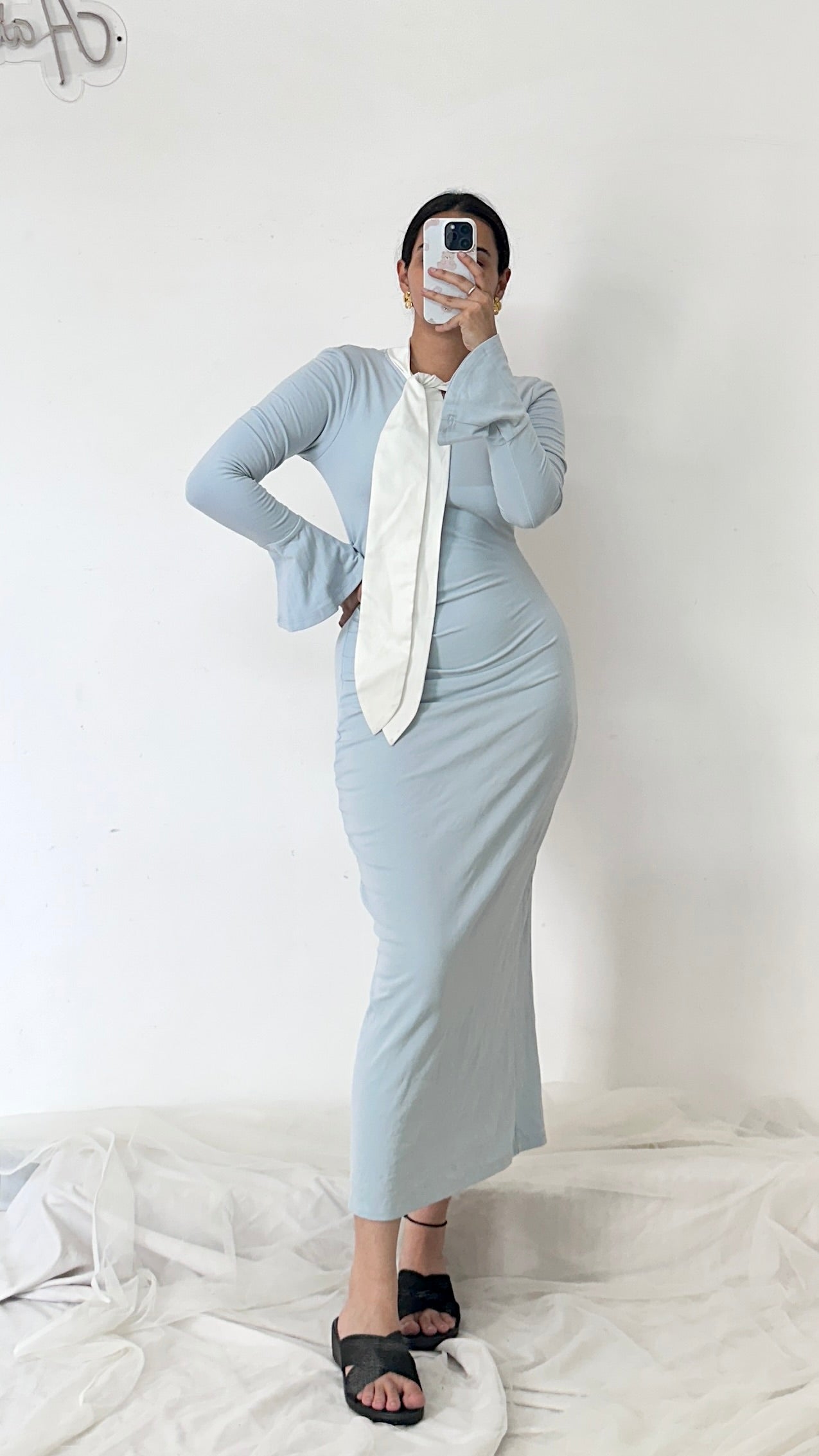 Baby Blue Bodycon Dress