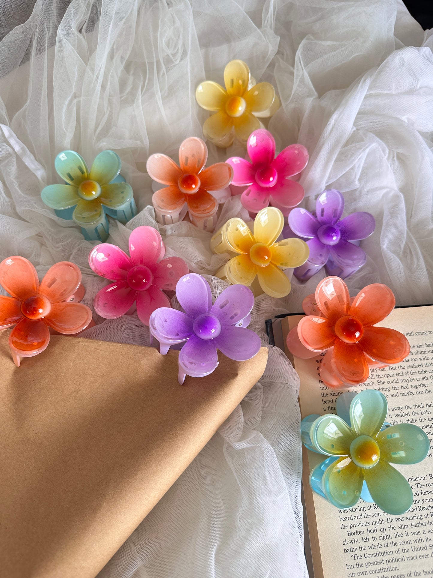 Flower Hair Claw