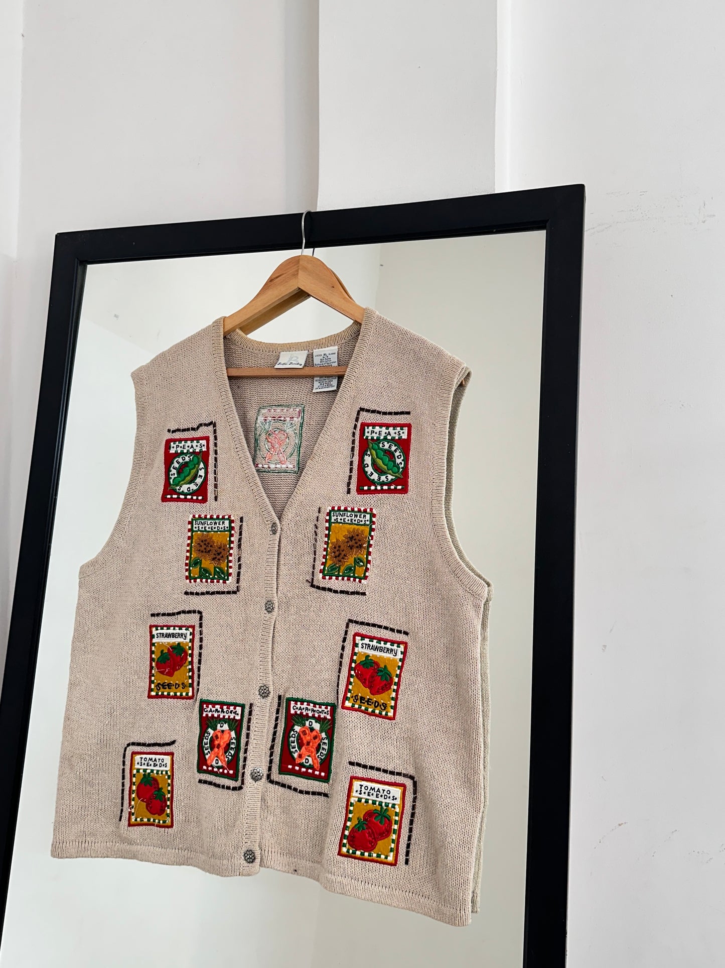 Seeds Embroidered Vest
