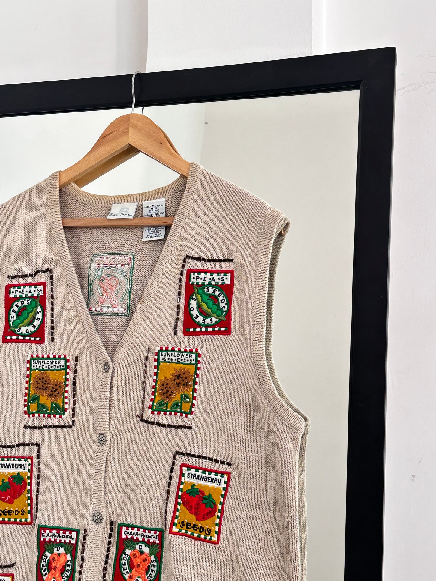Seeds Embroidered Vest