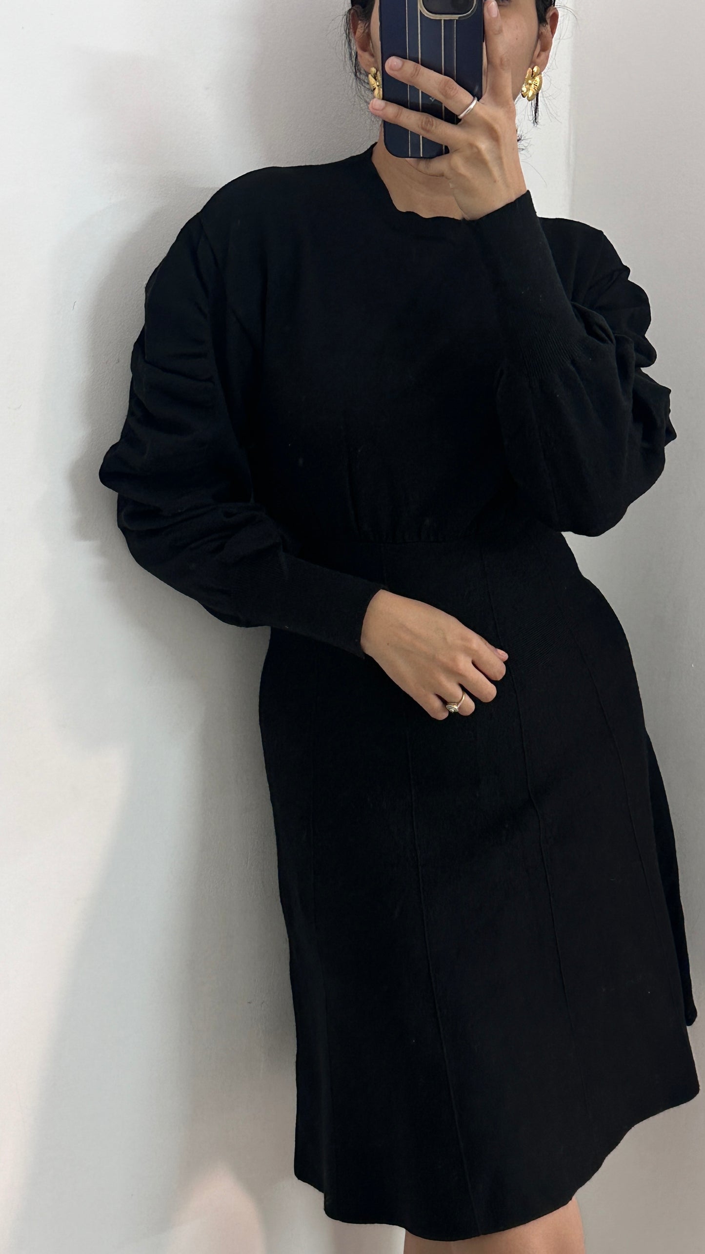 (XS-M) Puffed Sleeve Black