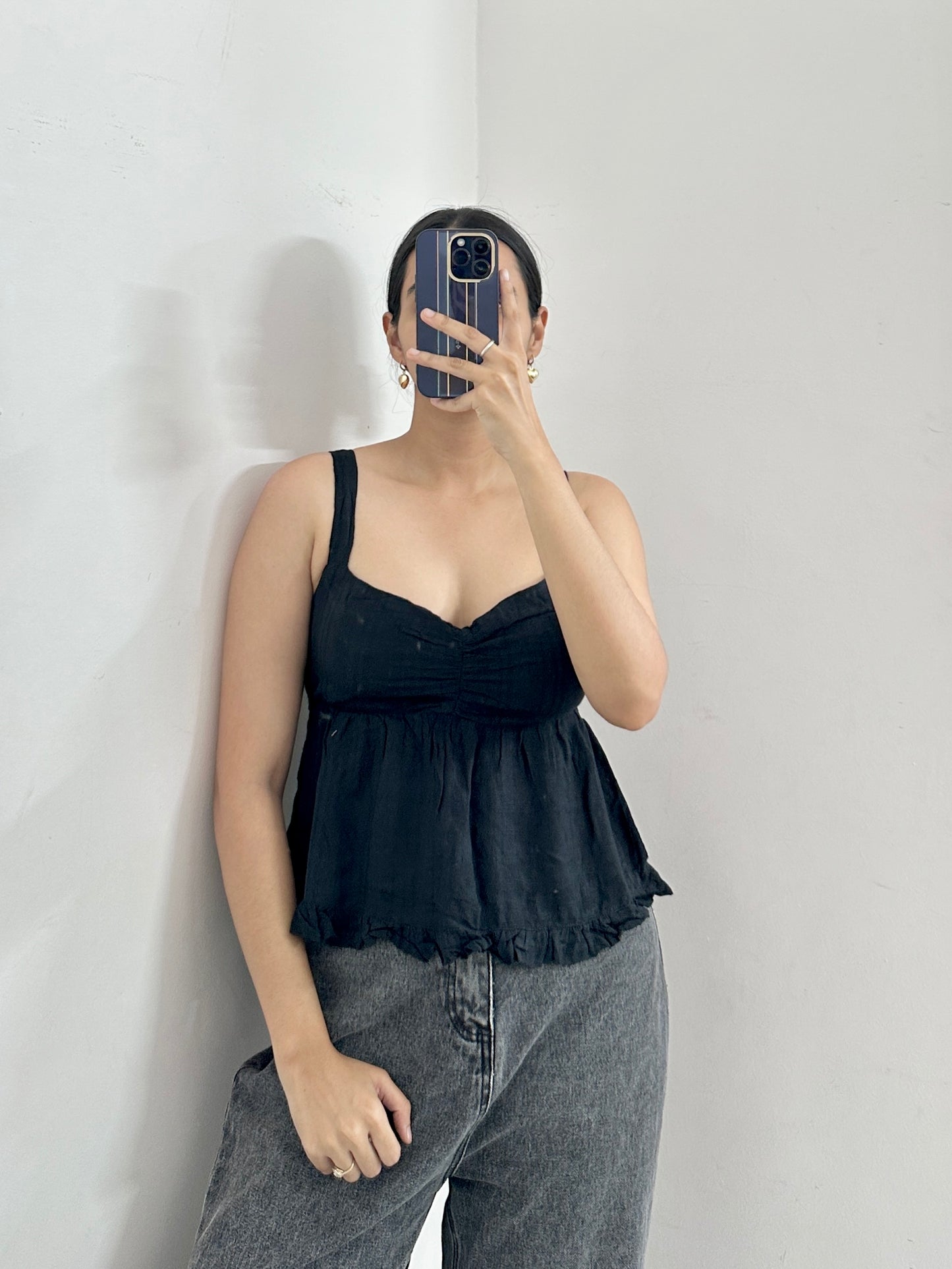 Sweetheart backless top