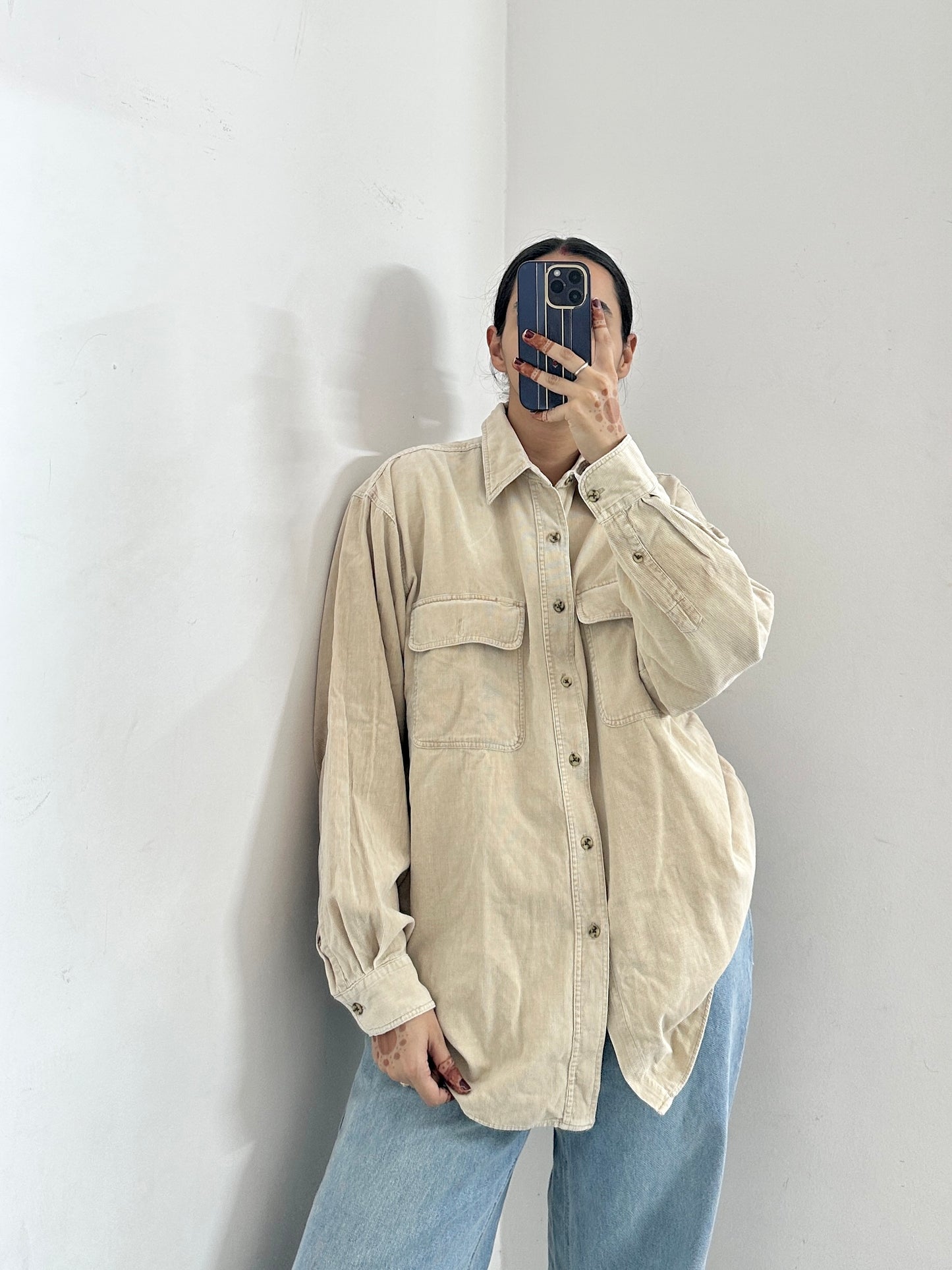 Beige Corduroy