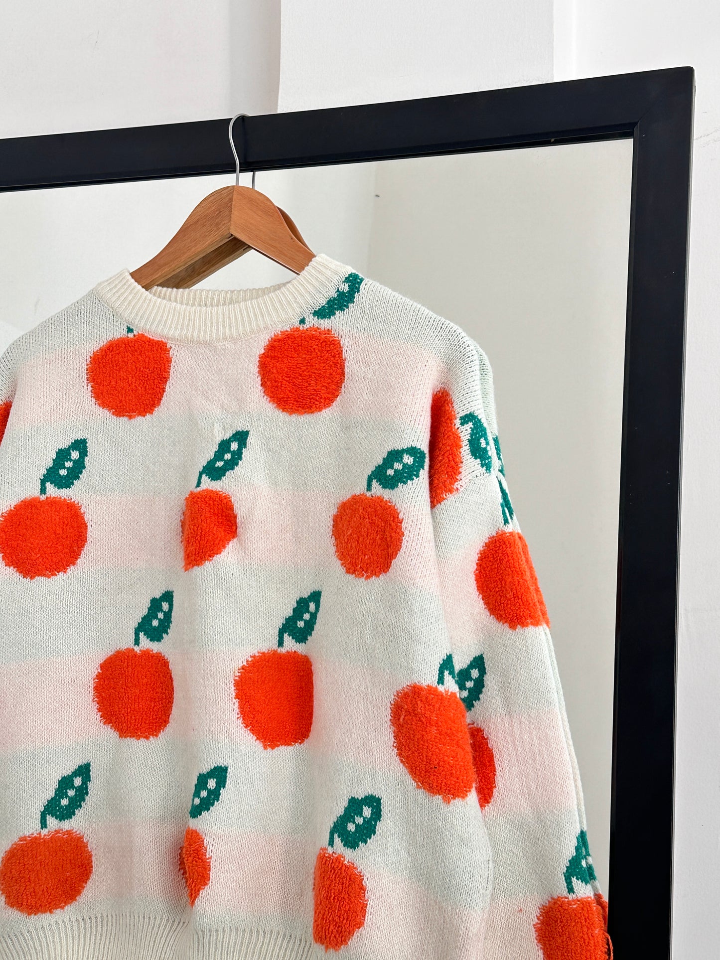 Orange Knit