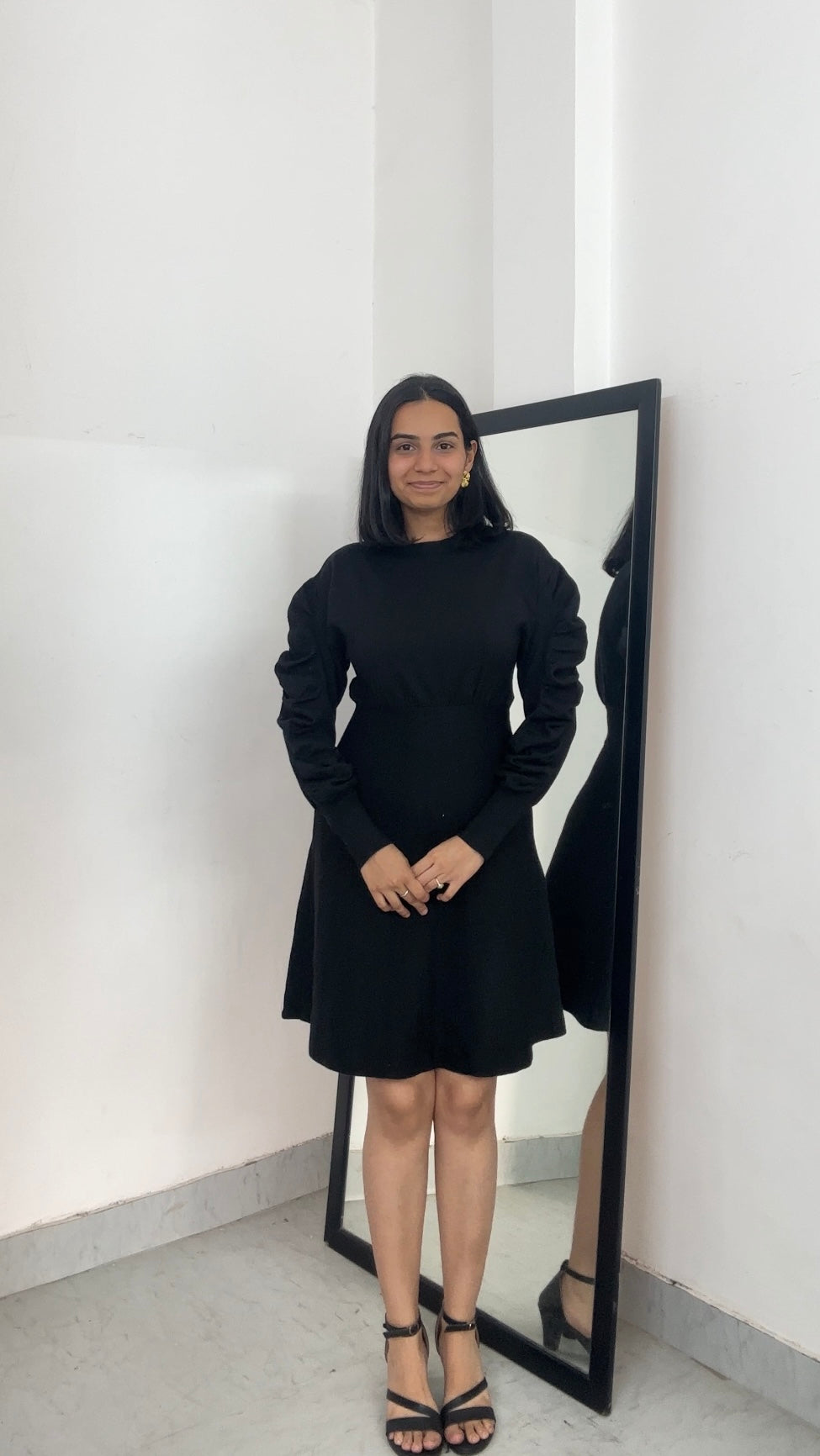 (XS-M) Puffed Sleeve Black