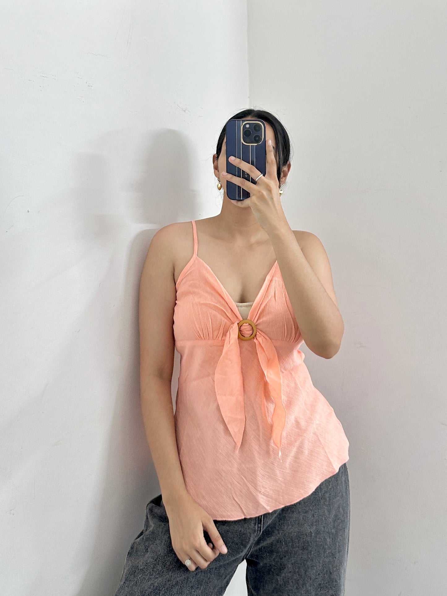 Front Tie Cami Top
