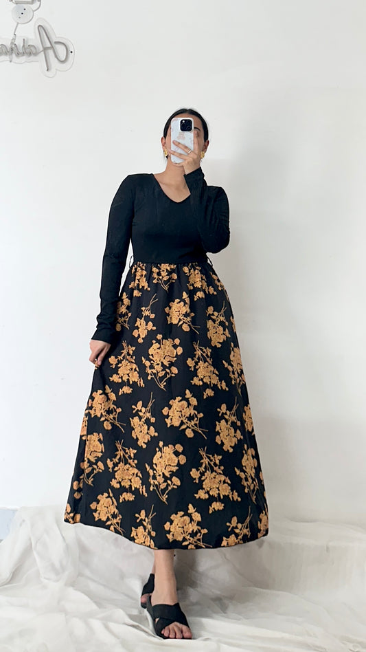 Black Flared Dress