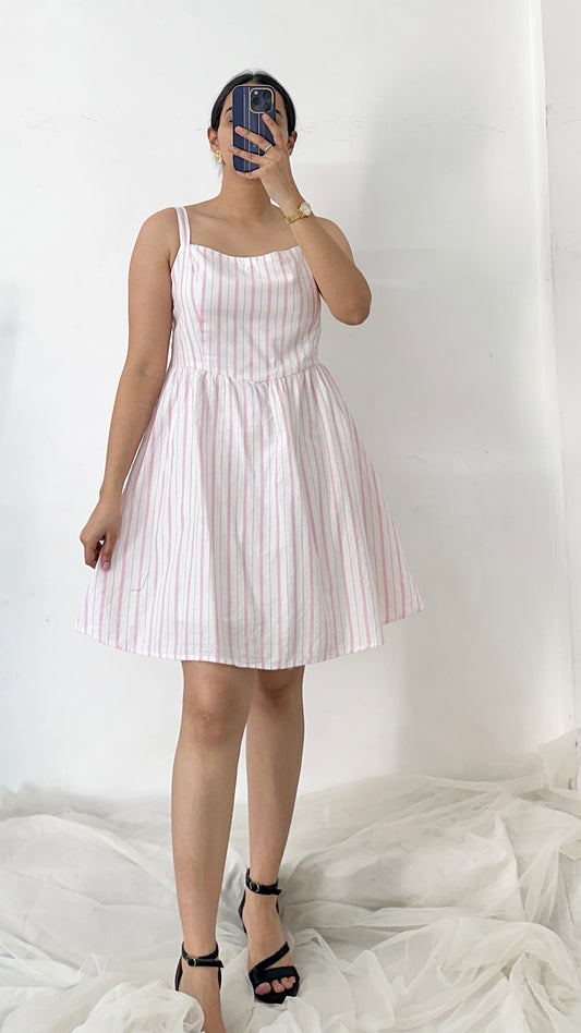 White Pink Dress