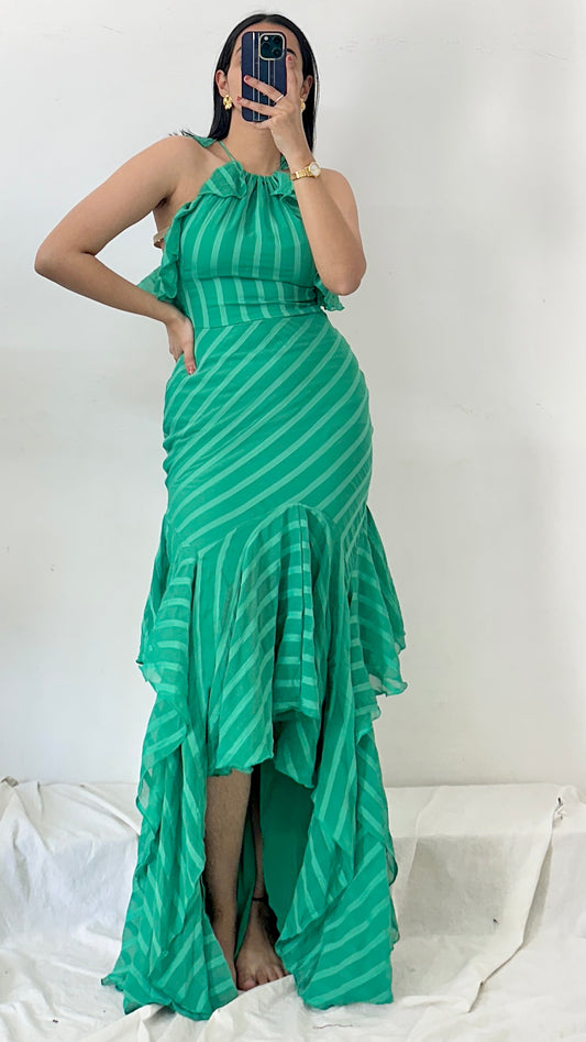 Green salsa dress