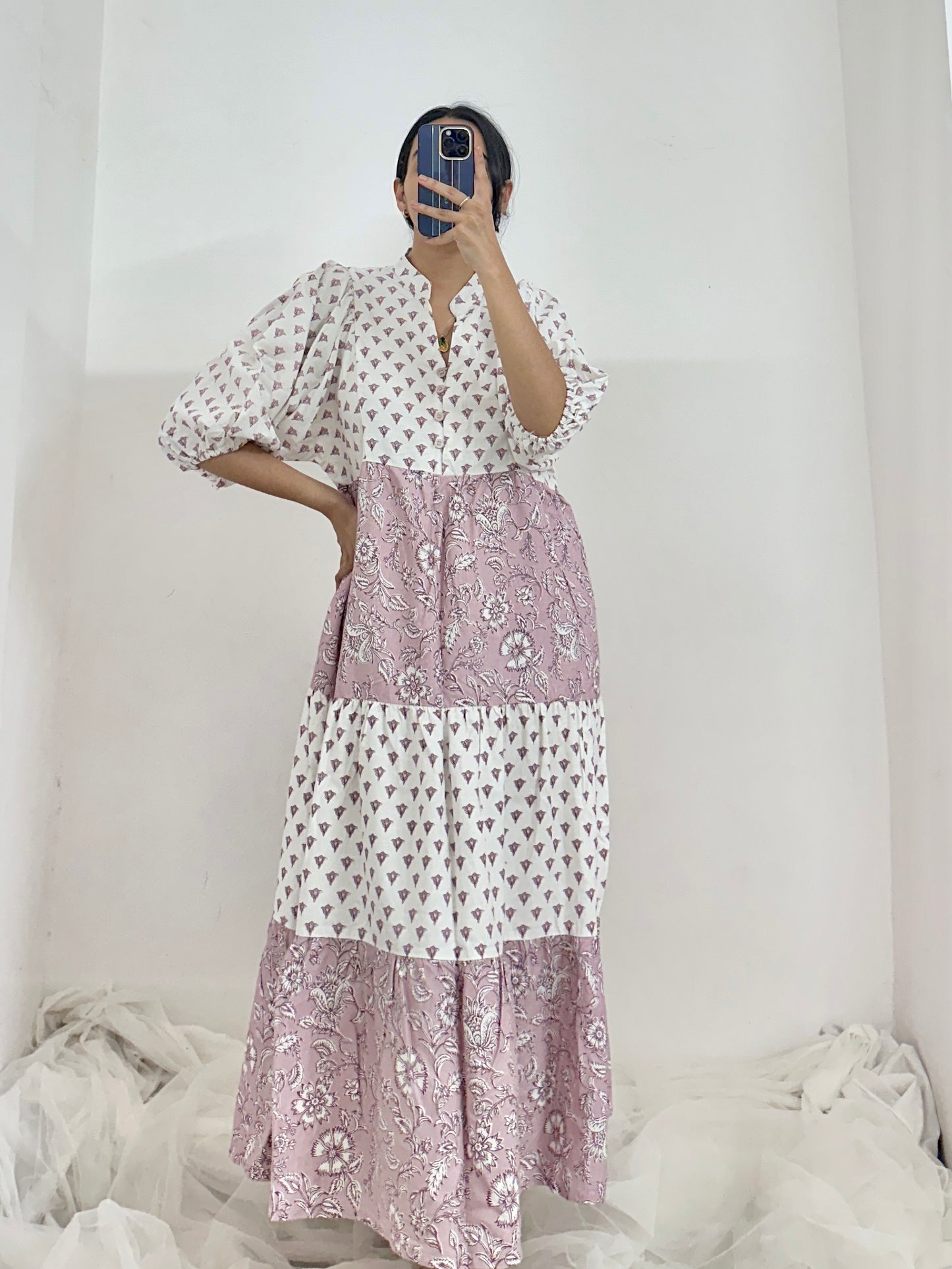 Max pink maxi dress
