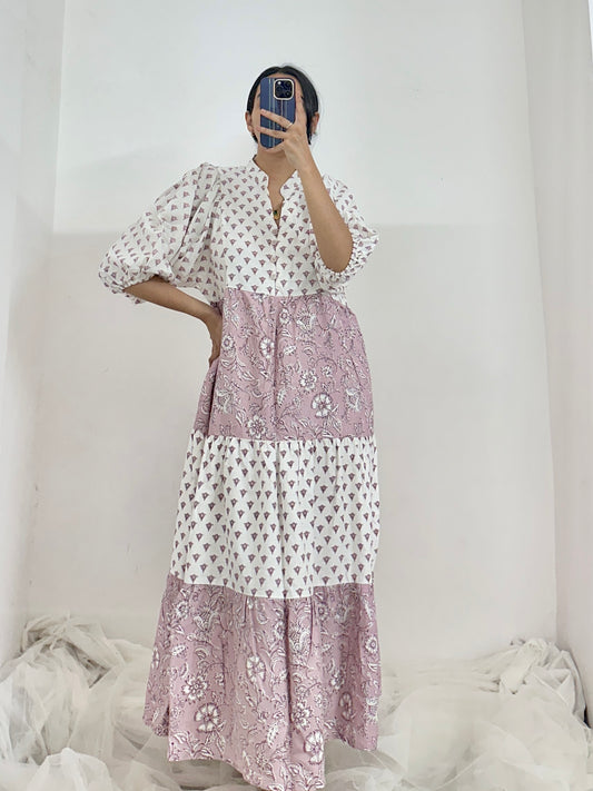 Max pink maxi dress