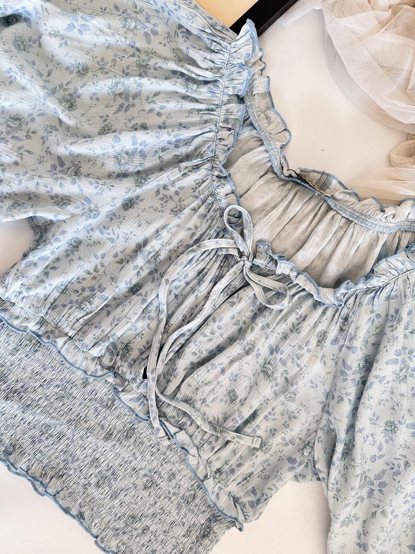 Blue cotton