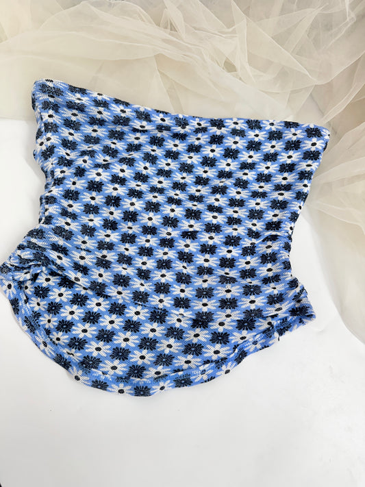 Blue flower  tank top