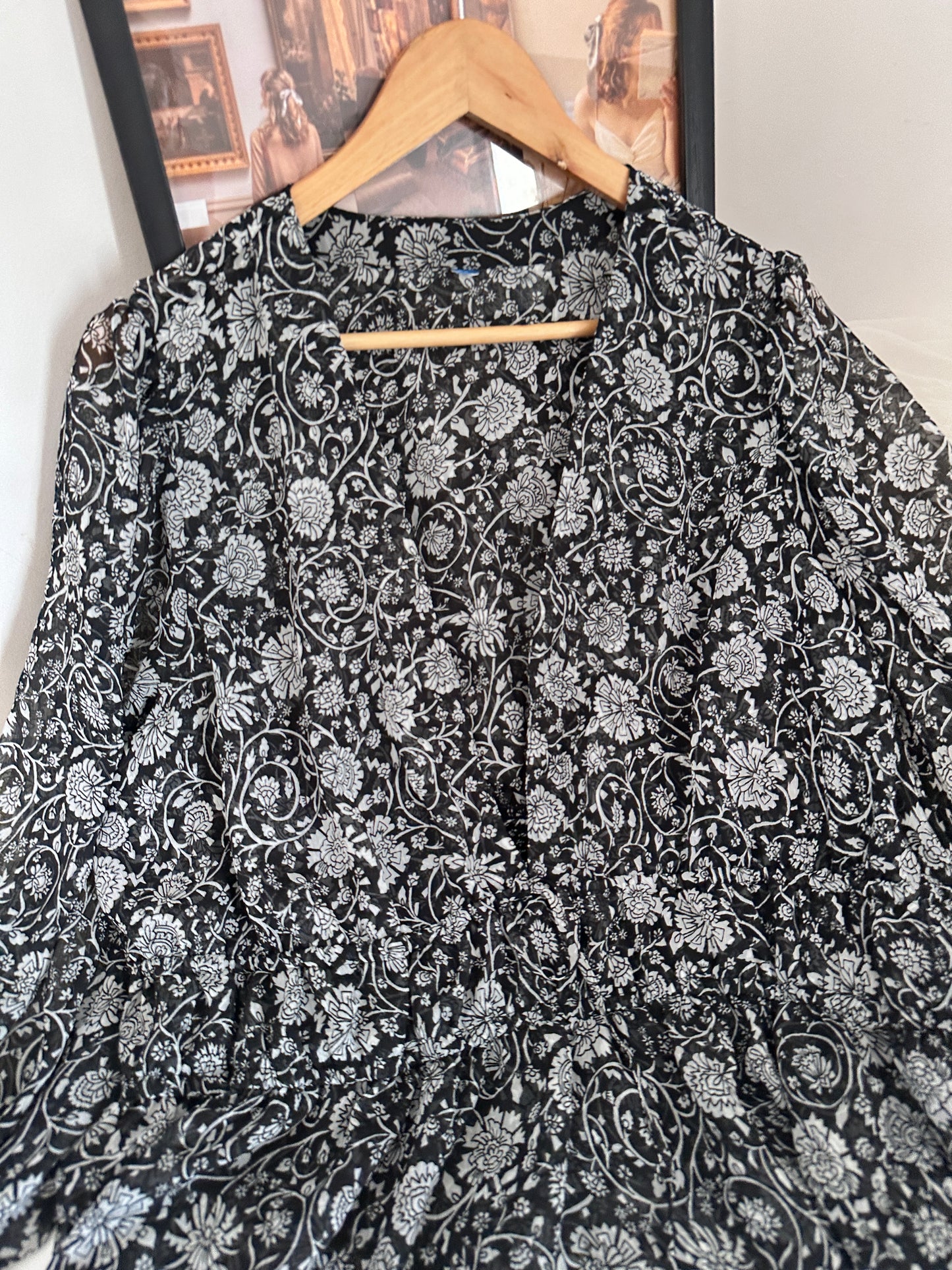 Chiffon Black Blouse