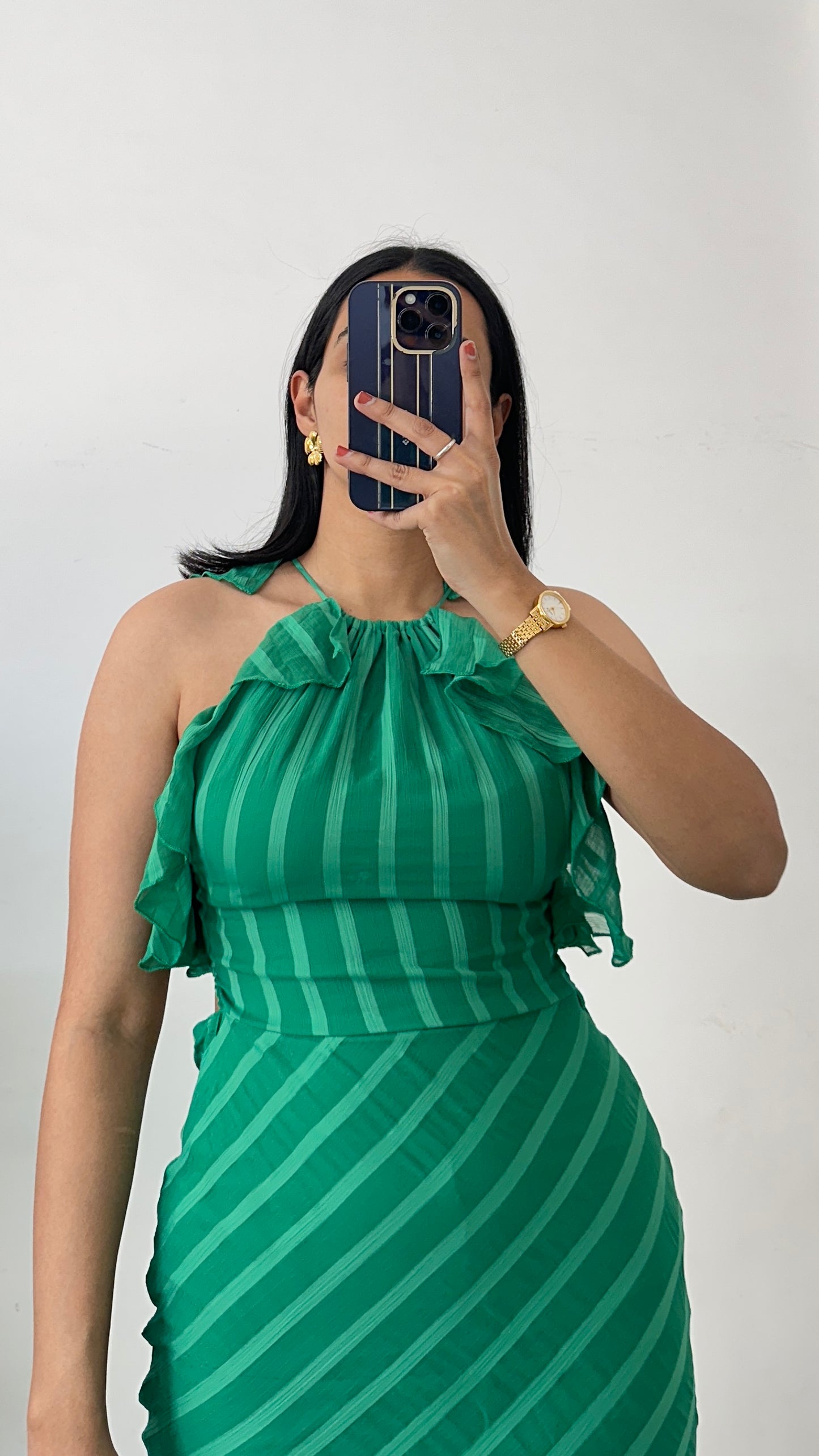 Green salsa dress