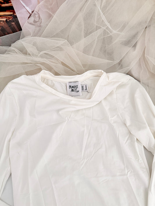 Polly P white top