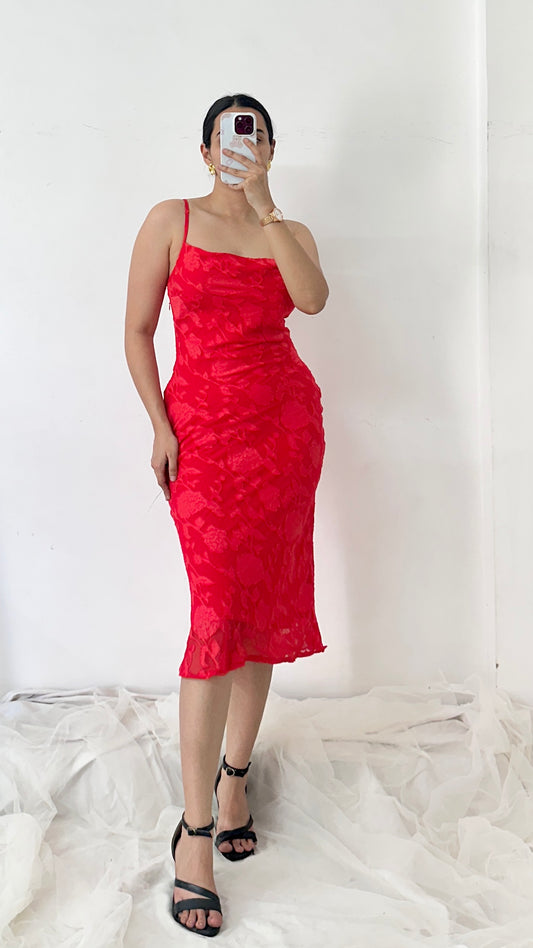 Red Dress Lace